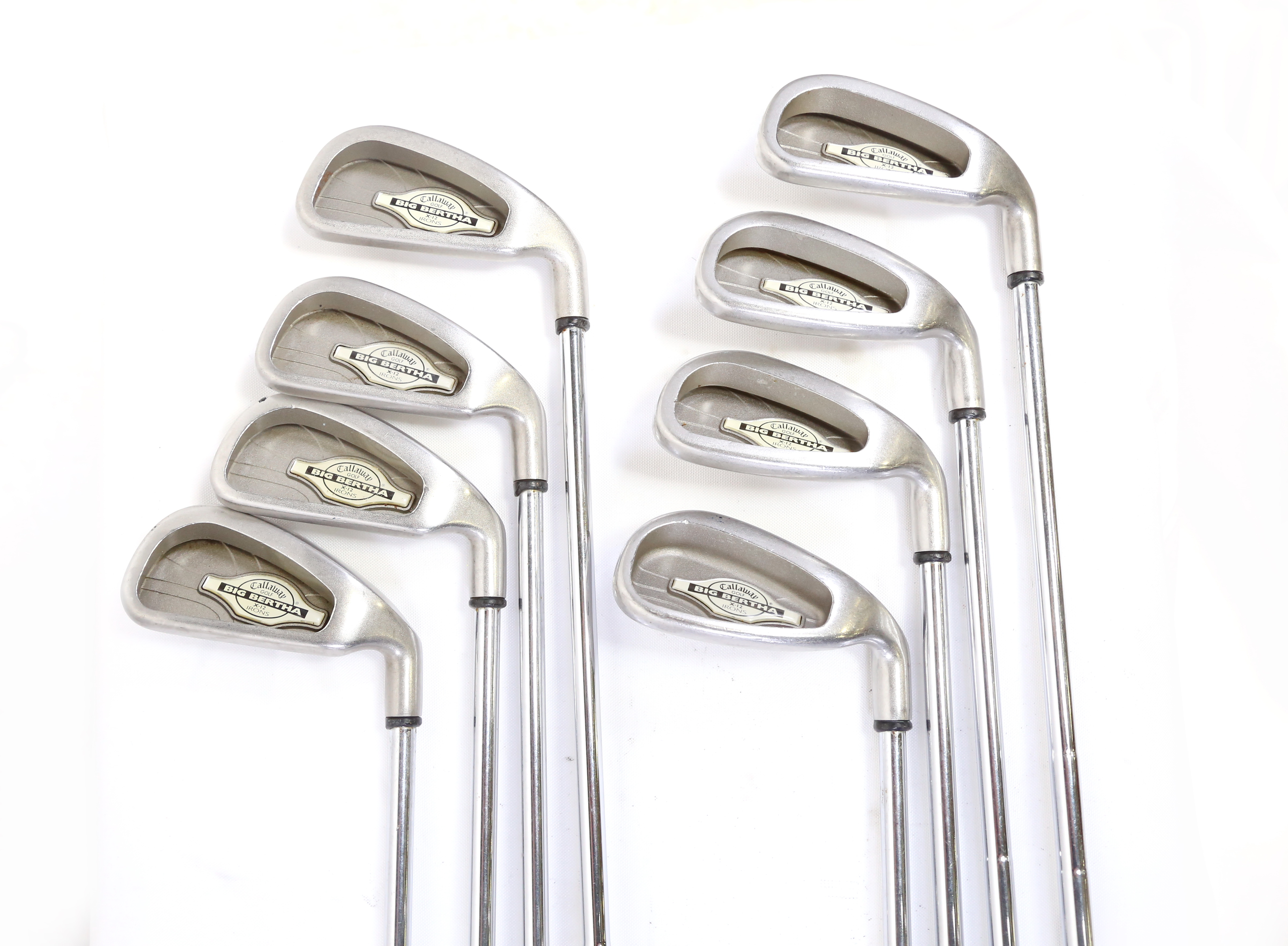 Callaway Big Bertha X12 39, PW Iron Set Right Handed Steel "10" 98