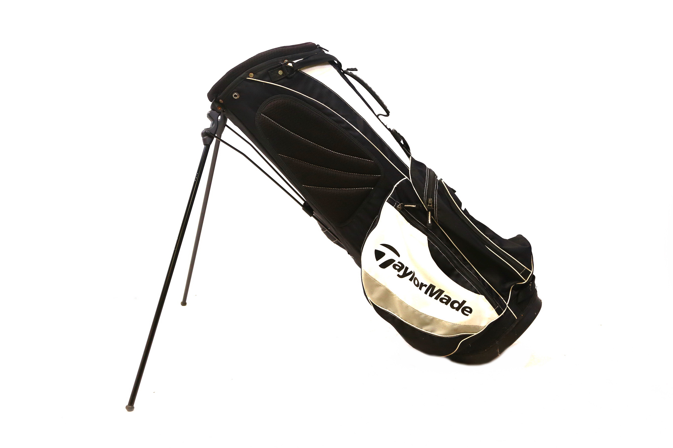 TaylorMade Stand Golf Bag 6Way Divider Men's White, Black 5 Pockets