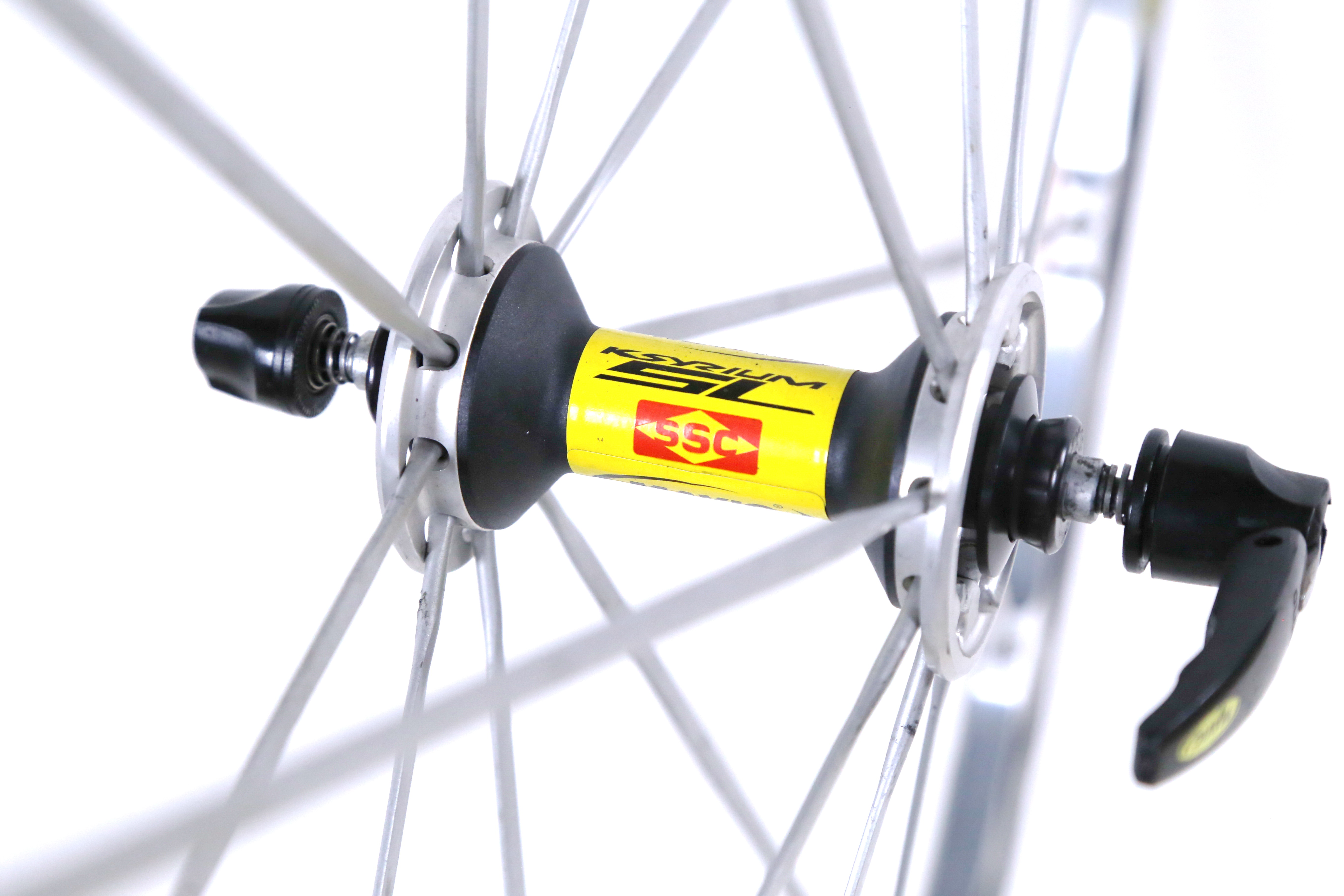 Mavic Ksyrium SL Road BIke Front Wheel 700c Clincher Rim Brake Silver