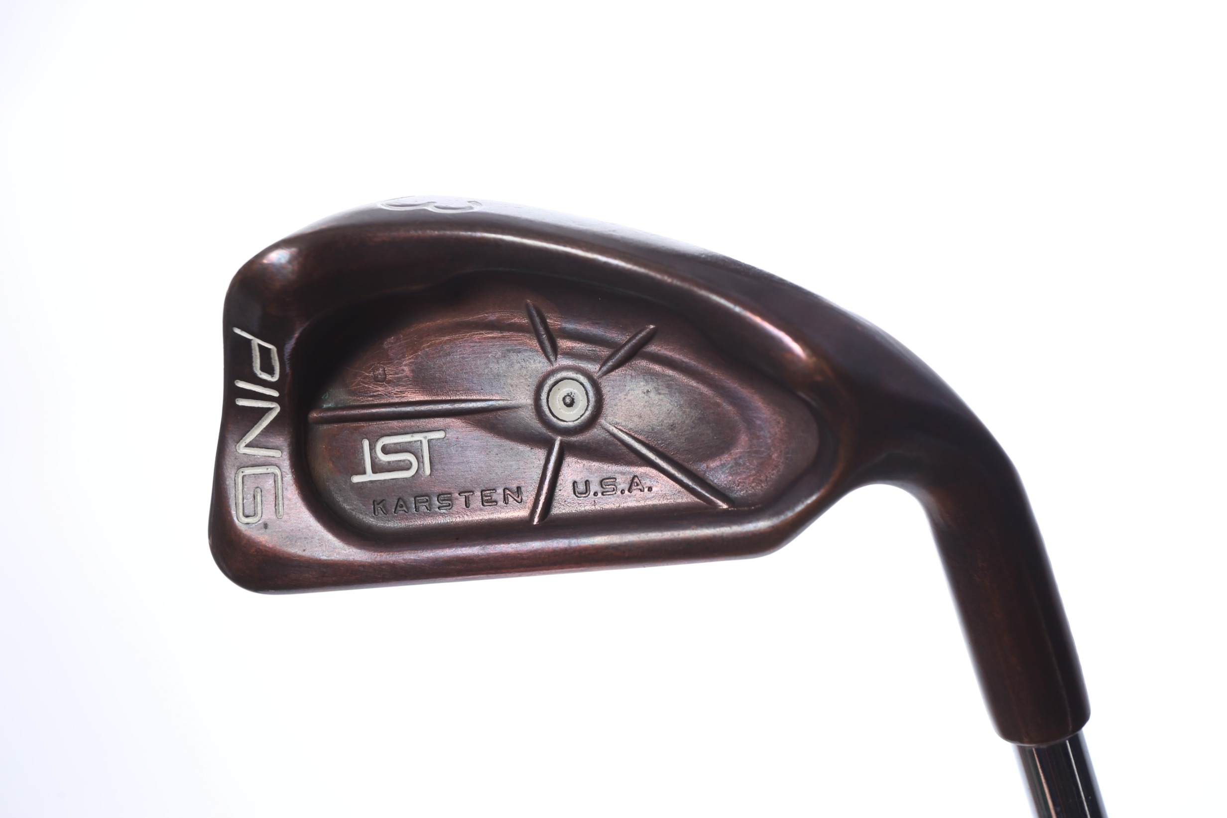 Ping ISI Beryllium Copper 3-Iron Stiff Flex Steel Shaft Very Good