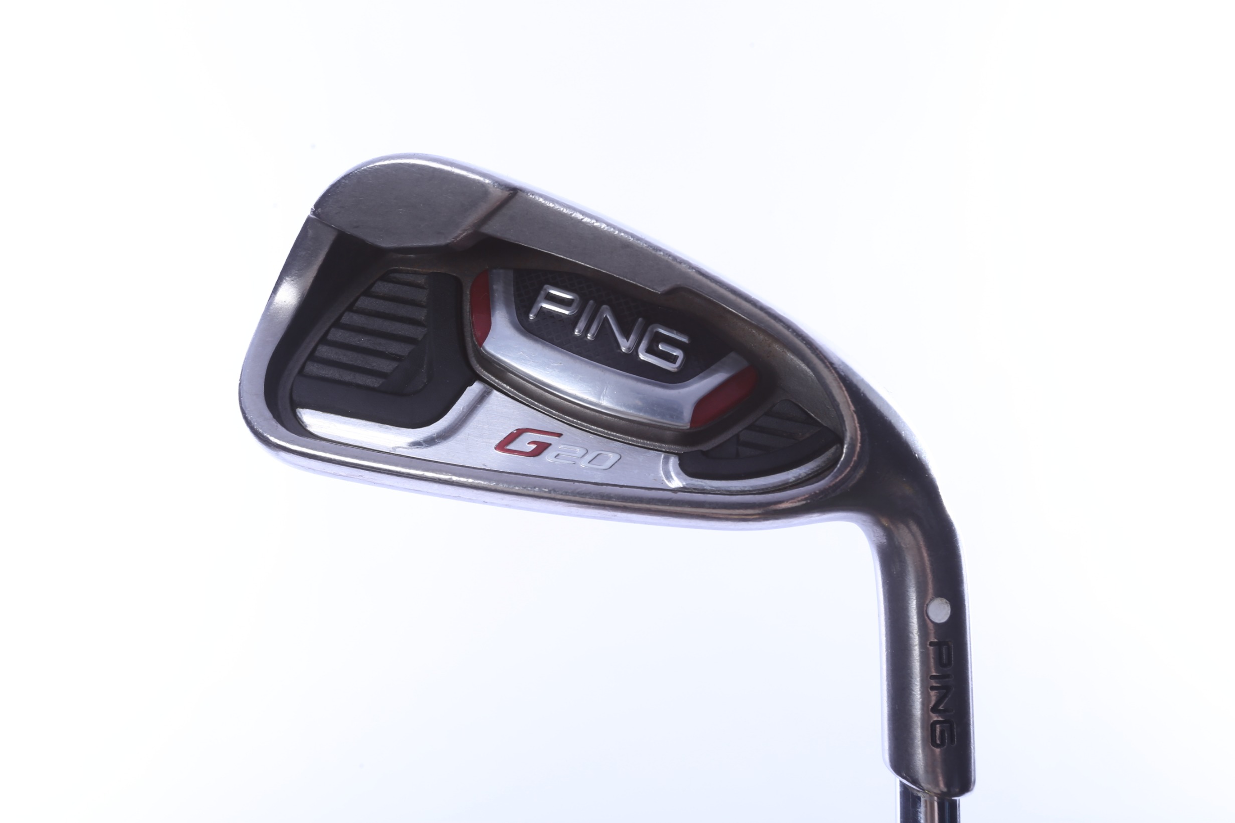Ping G20 White 6-Iron RH 37.5 in Ping CFS Steel Shaft Regular Flex