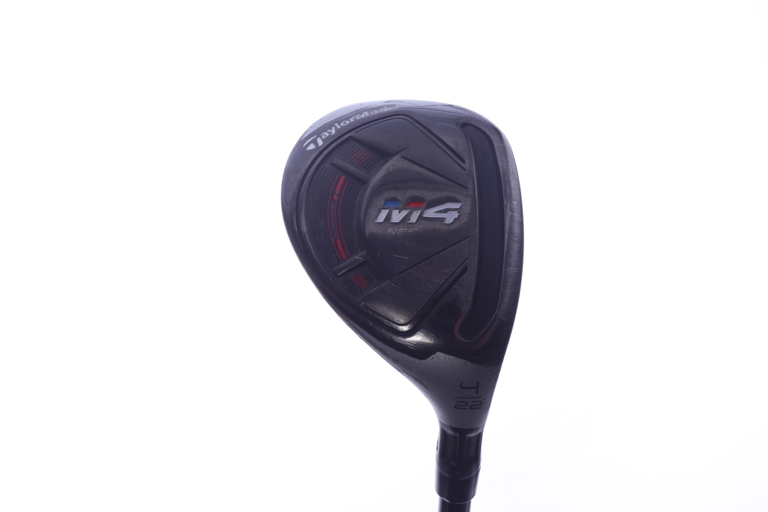 TaylorMade M4 Rescue 22* 4H Hybrid Seniors Flex Fujikura Atmos Red