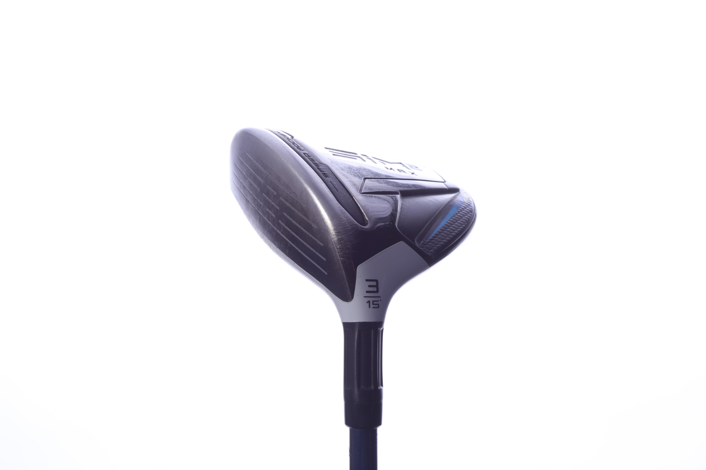 Left Handed TaylorMade SIM2 MAX 15* 3-Wood Stiff Flex Fujikura