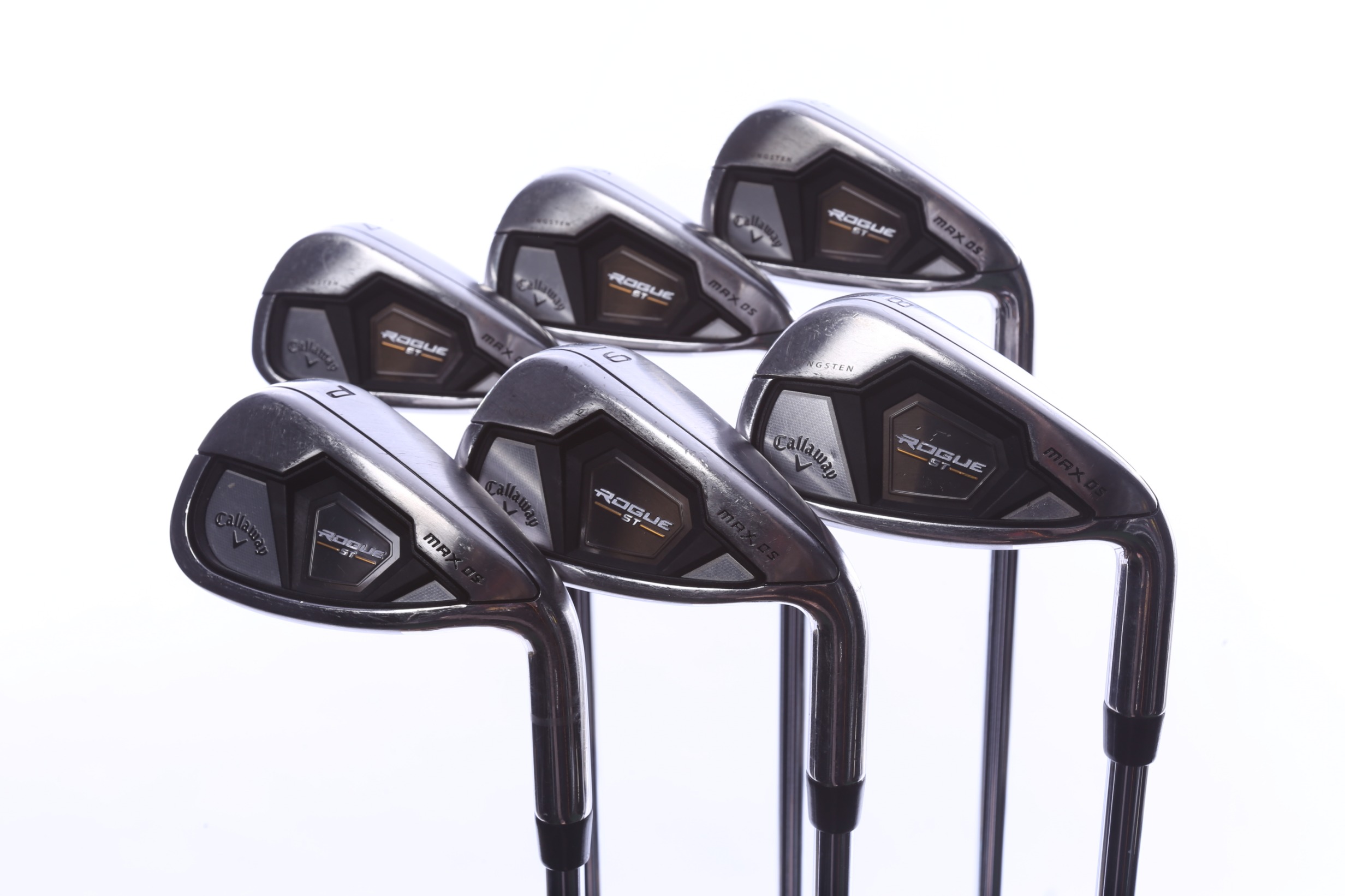 Callaway Rogue ST MAX OS Iron Set 5-PW -0.25 in Regular Flex Steel  display picture 1