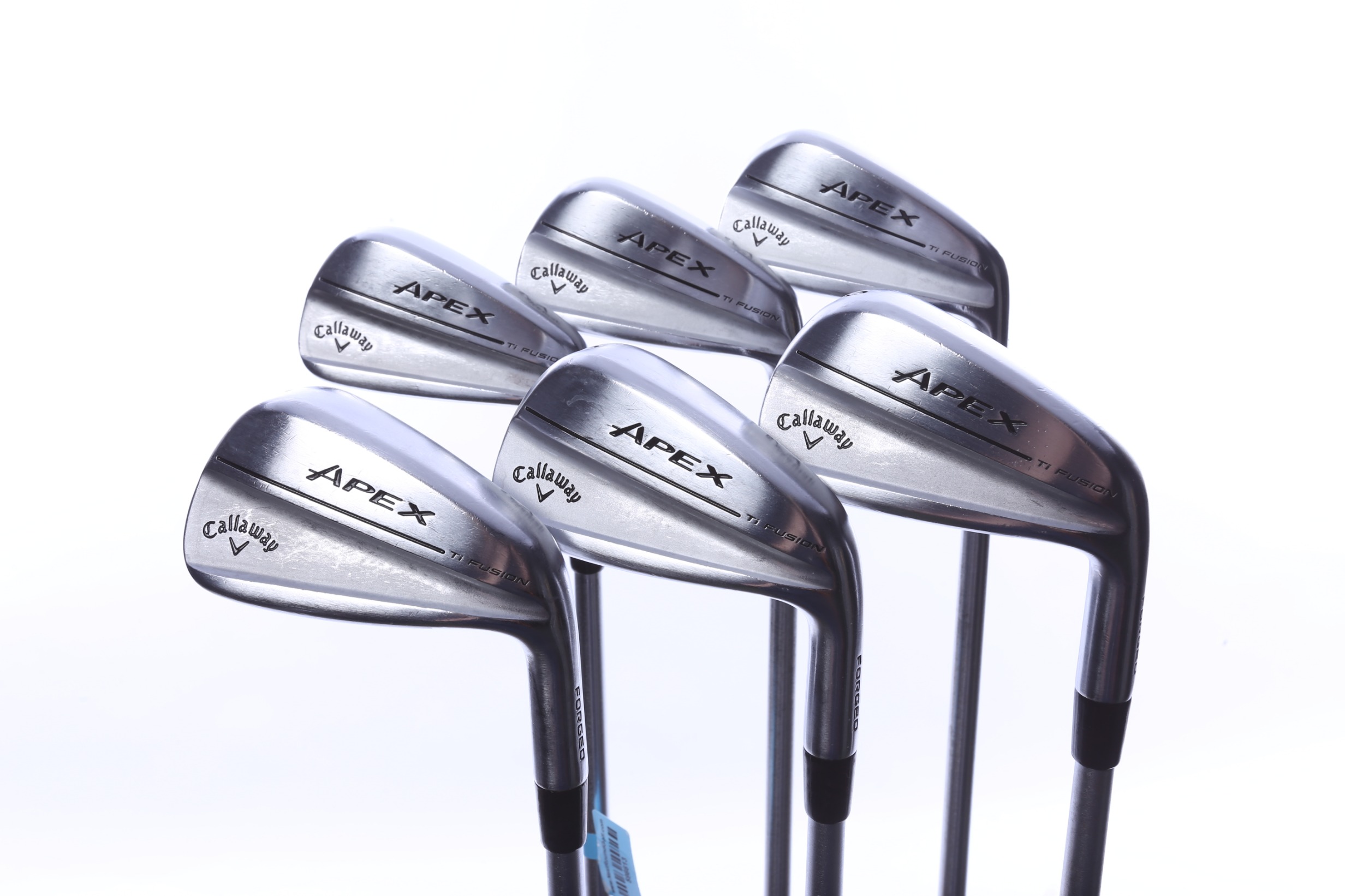 Callaway Apex Ti Fusion Plated Iron Set 5-PW -.25 in Stiff Flex Steel