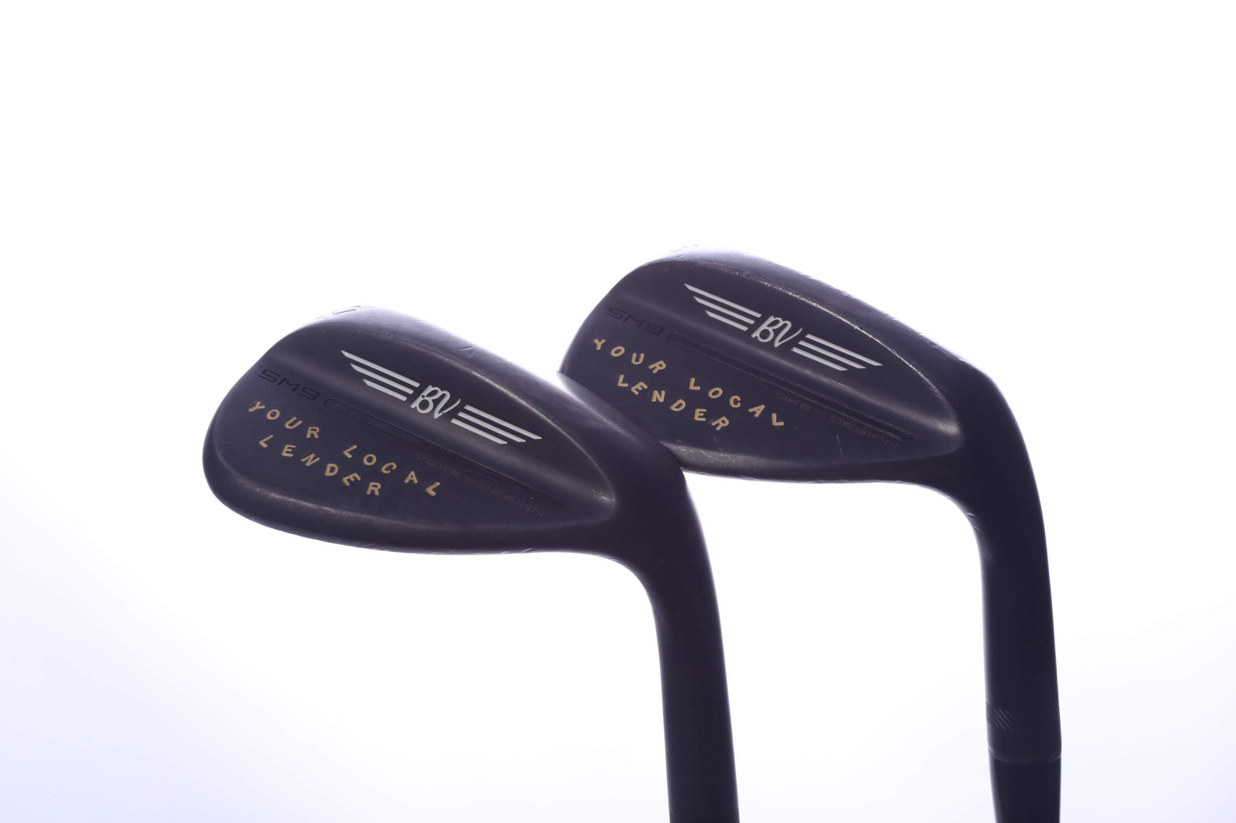 Titleist Vokey SM9 Jet Black 56*, 60* Wedge Set RH Titleist Steel