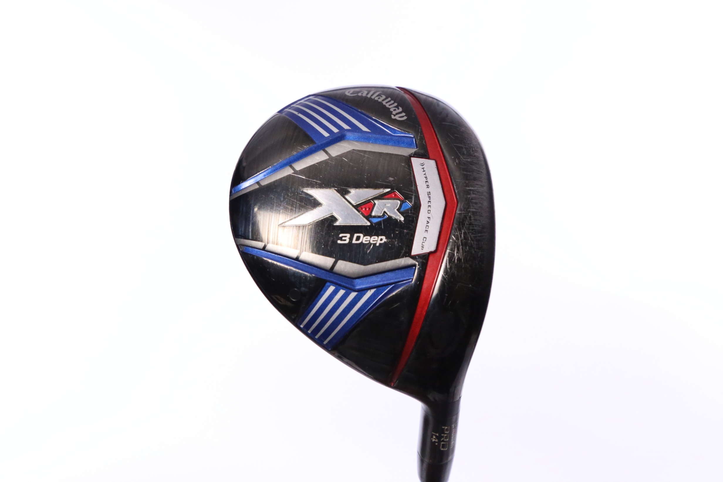 Callaway XR 3 Deep 14° フェアウェイウッド 6S Callaway XR Deep 14* 3-Wood Regular Flex OBAN Devotion Very Good