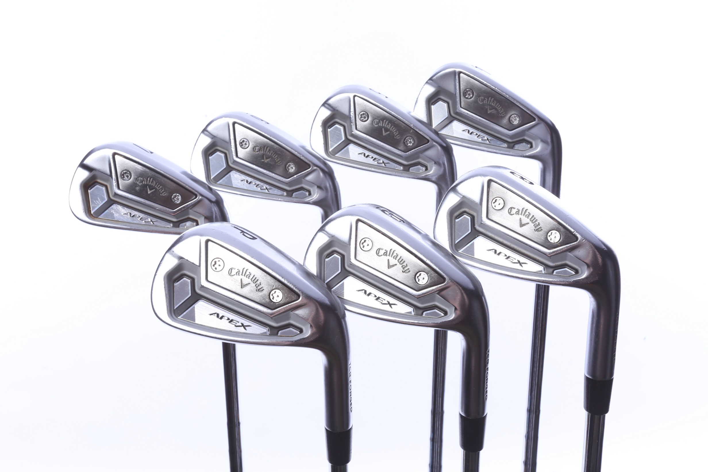 Callaway Apex TCB Iron Set 4-PW -0.5 in Extra Stiff Flex Steel
