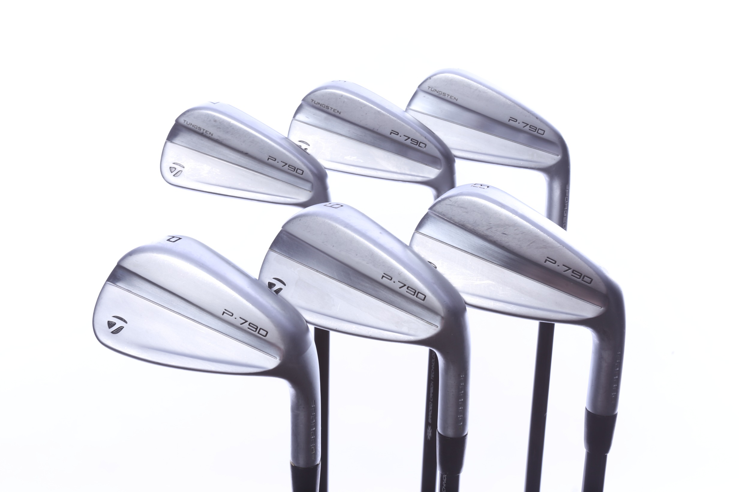 TaylorMade 2023 P790 Iron Set 5-PW -0.75 in Stiff Flex Graphite