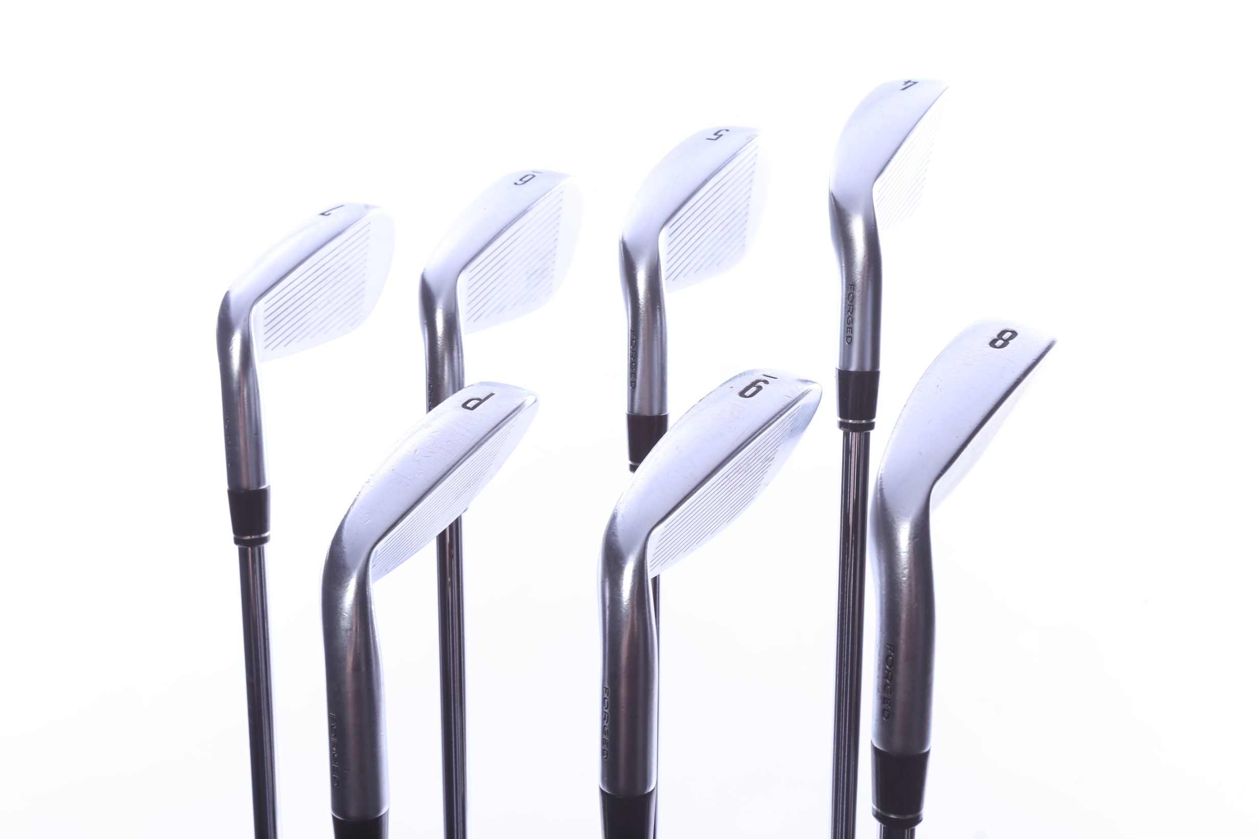 Callaway Apex DCB Iron Set 4-PW -0.5 in Stiff Flex Steel Shaft Good