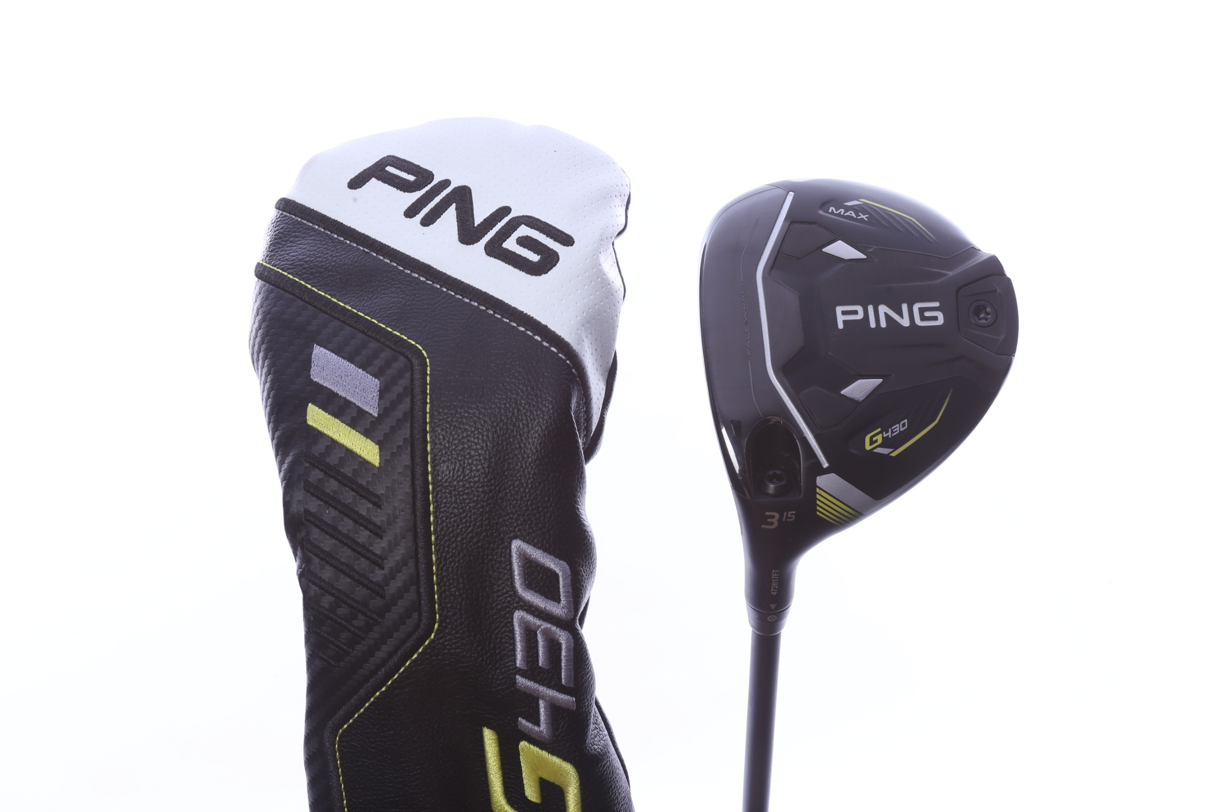 Left Handed Ping G430 MAX 15* 3-Wood Regular Flex Ping ALTA CB Black