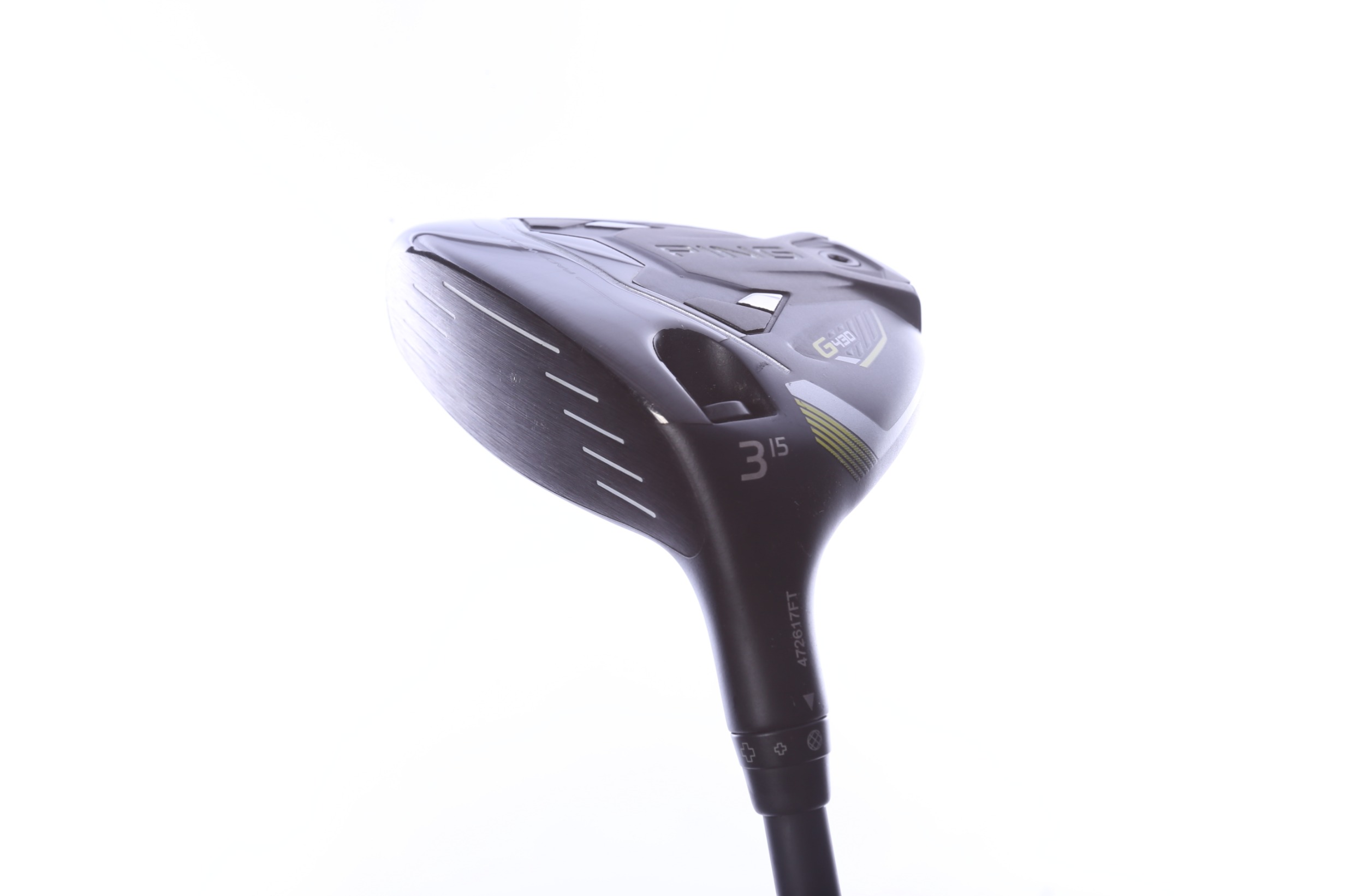 Left Handed Ping G430 MAX 15* 3-Wood Regular Flex Ping ALTA CB Black