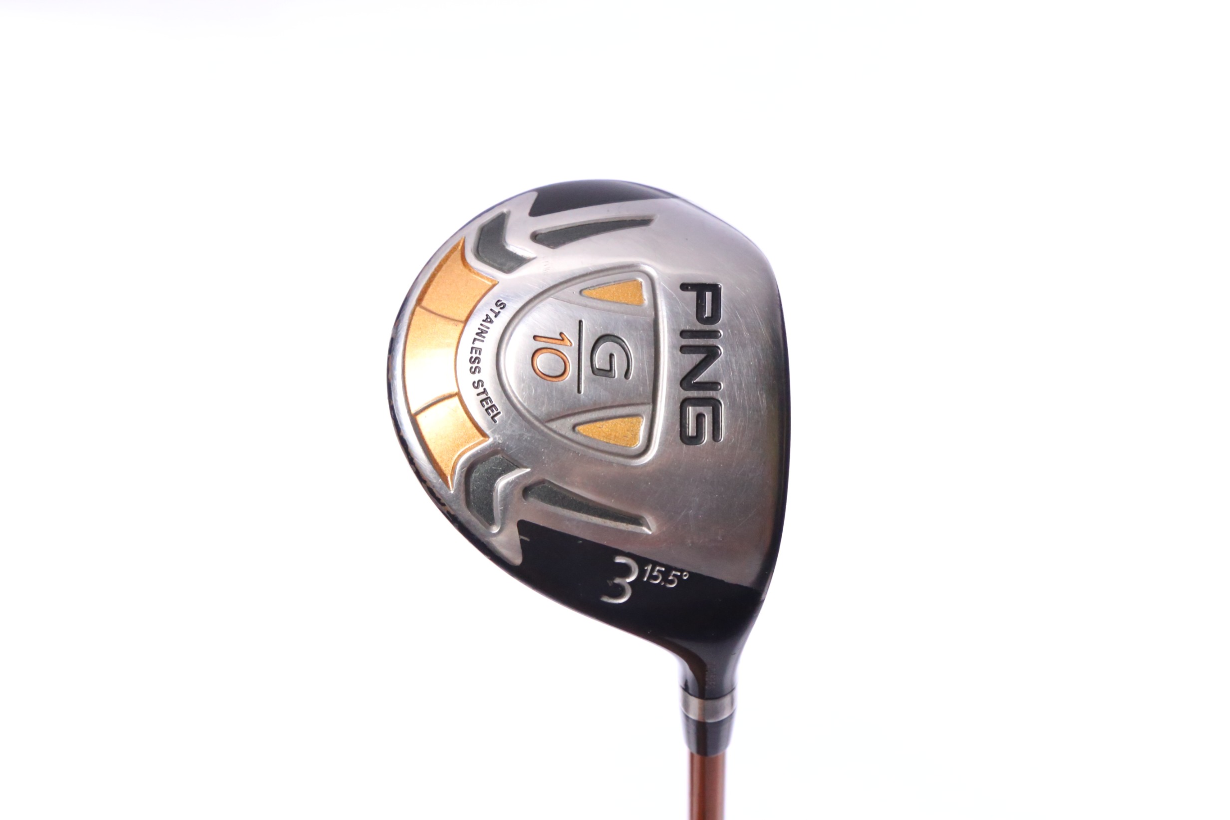 Ping G10 15.5* 3-Wood Soft Regular Flex Ping Stock Graphite Good