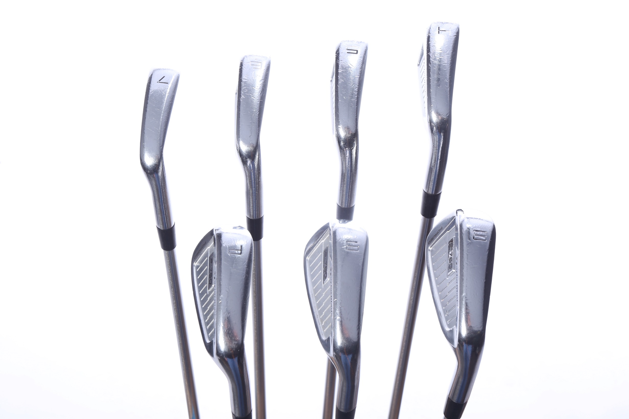 TaylorMade P760 Iron Set 4-PW -0.5 in Stiff Flex Steel Shaft Good