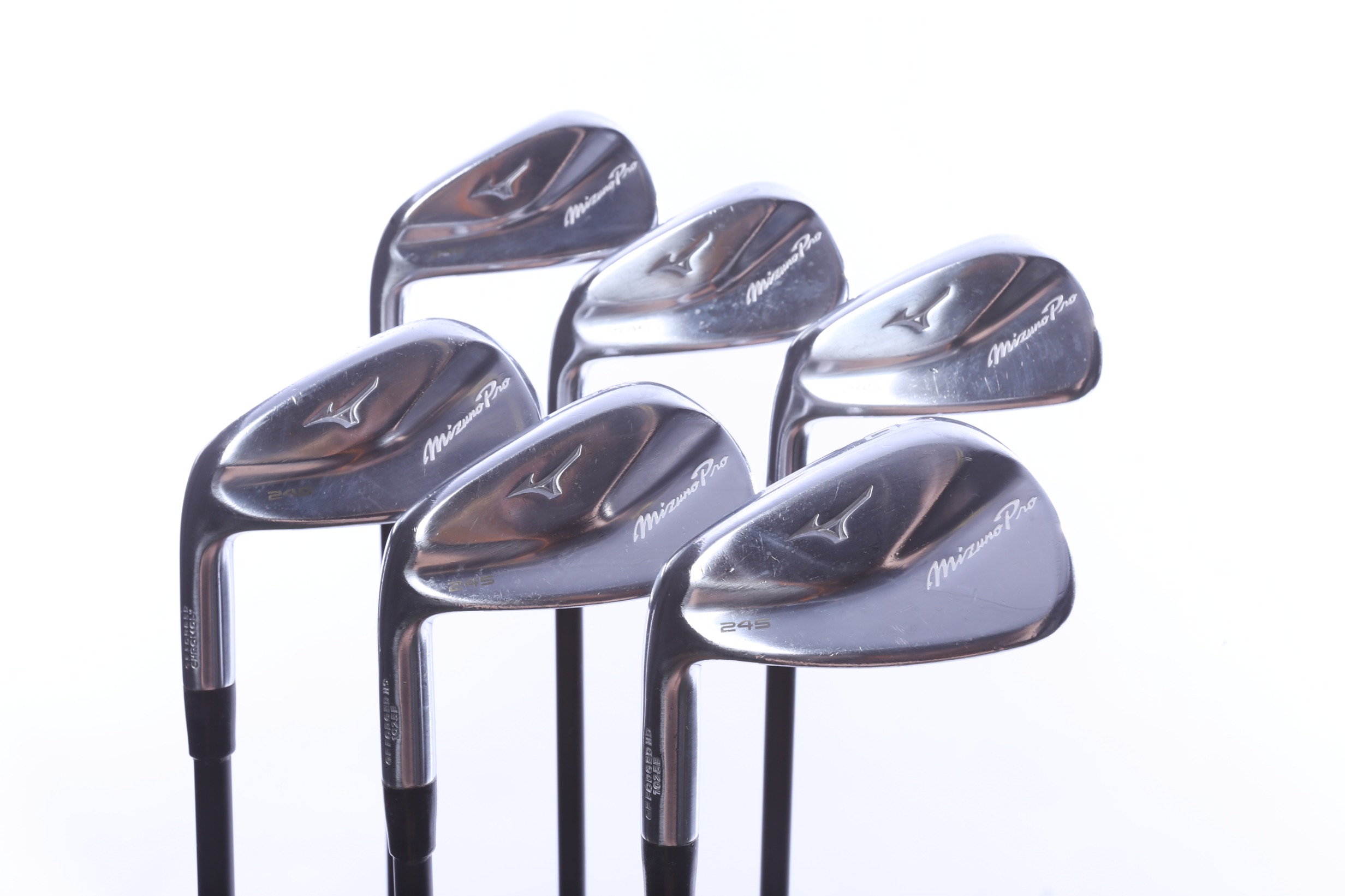 LEFTY Mizuno Pro 245 Iron Set 5-PW - -1.25 in Variable Flex Graphite