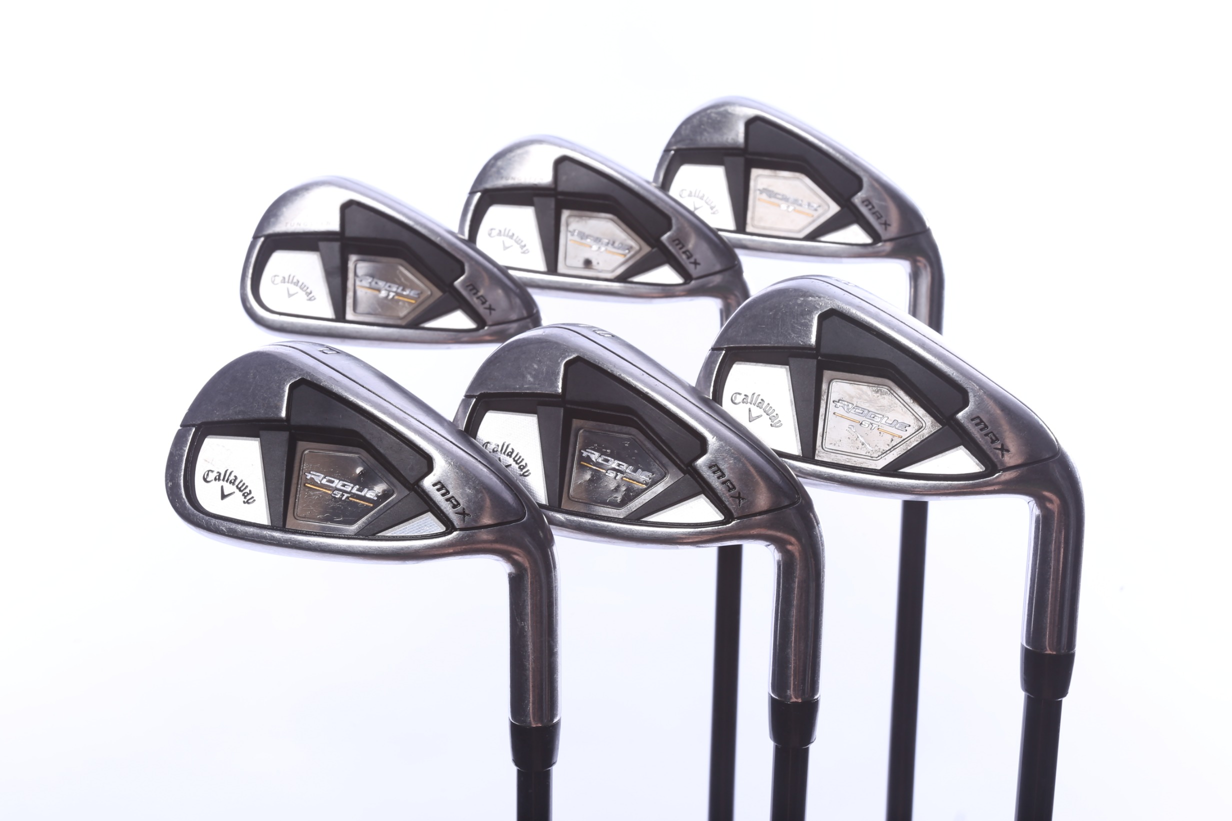Callaway Rogue ST MAX Iron Set 5-PW -1 in Regular Flex Graphite