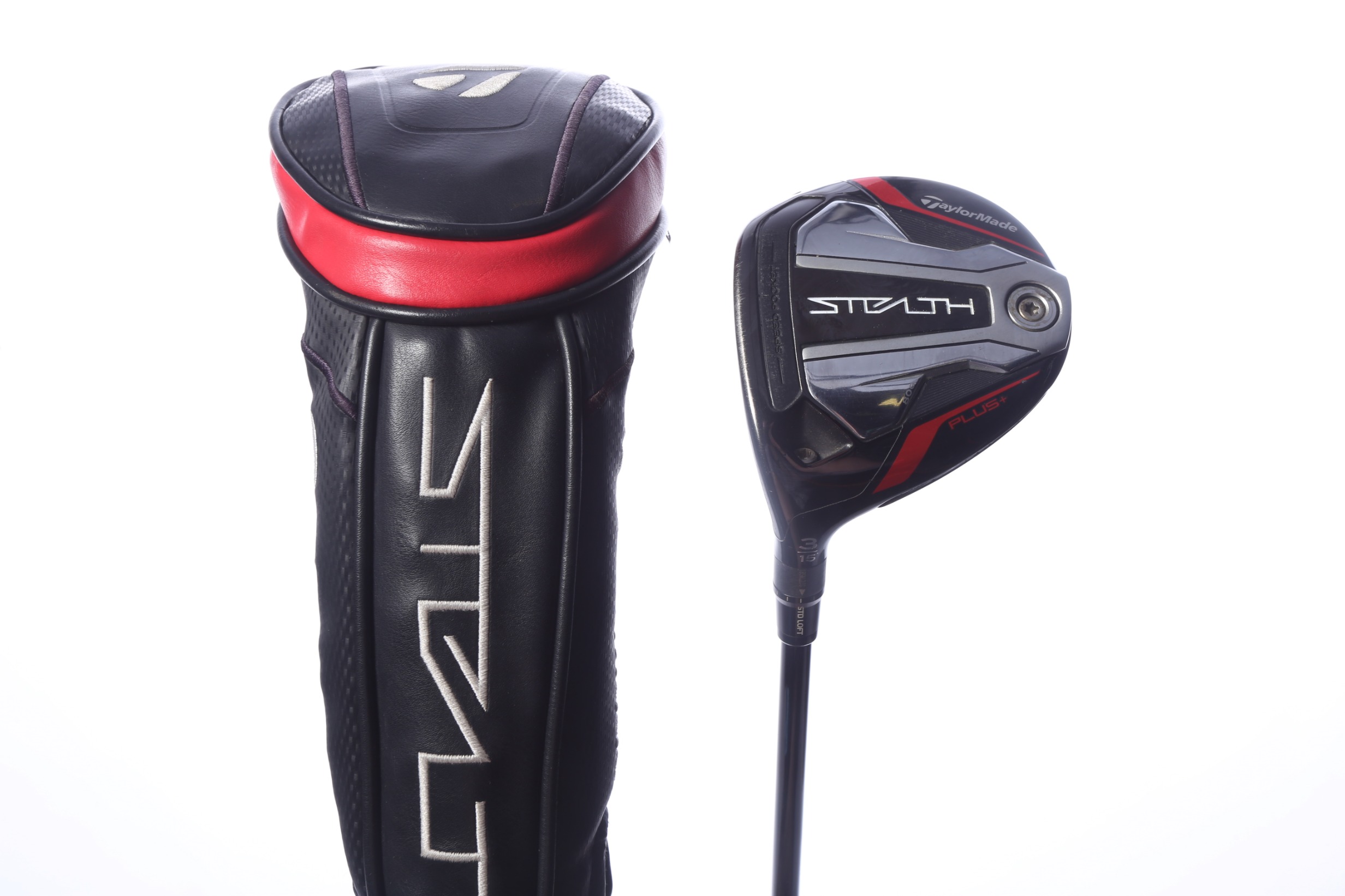 LEFTY TaylorMade STEALTH PLUS 15* 3-Wood Hzrdus Smoke RDX Red FW