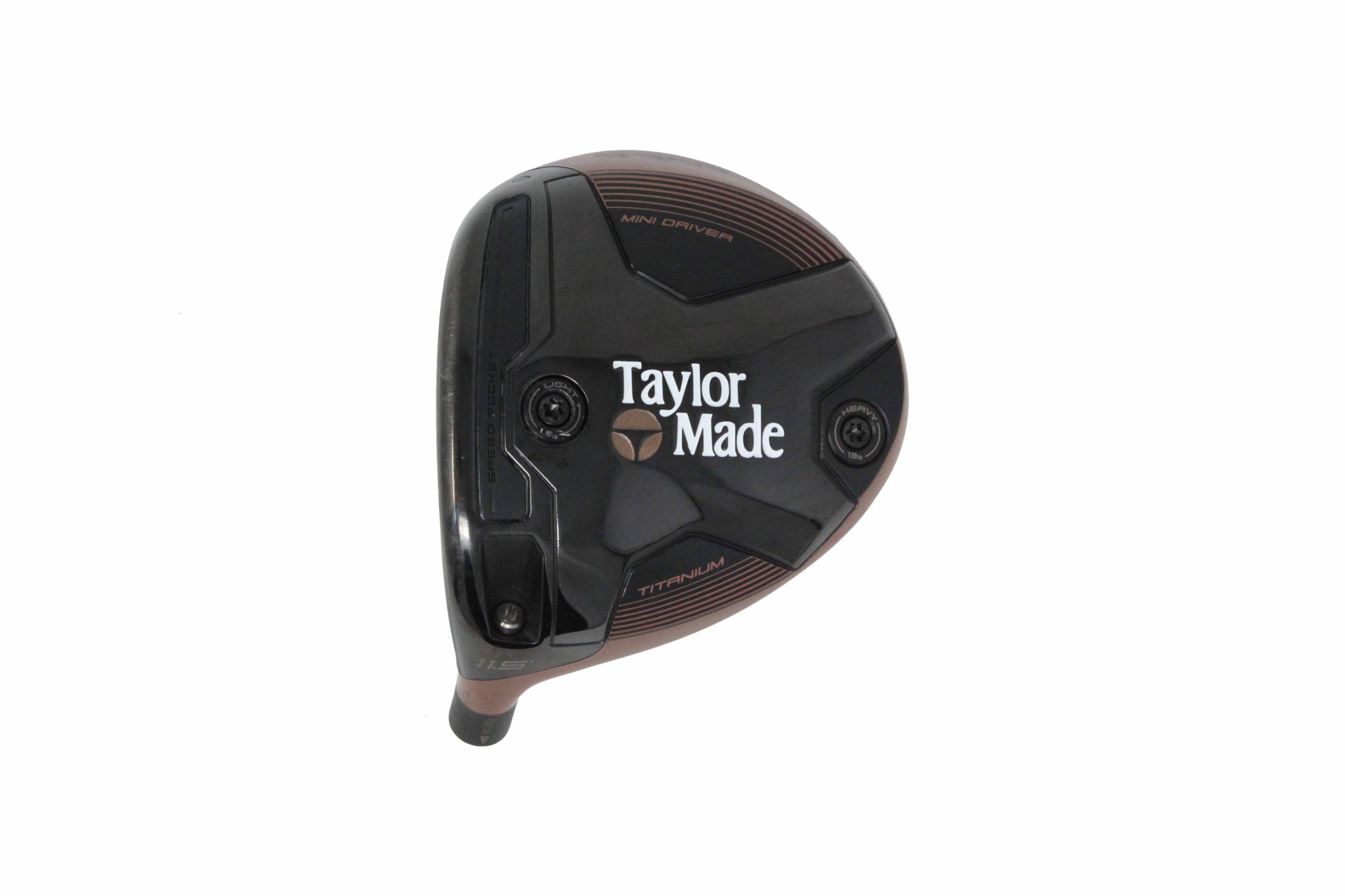 TaylorMade BRNR Copper Mini Driver - HEAD ONLY - Left-Handed