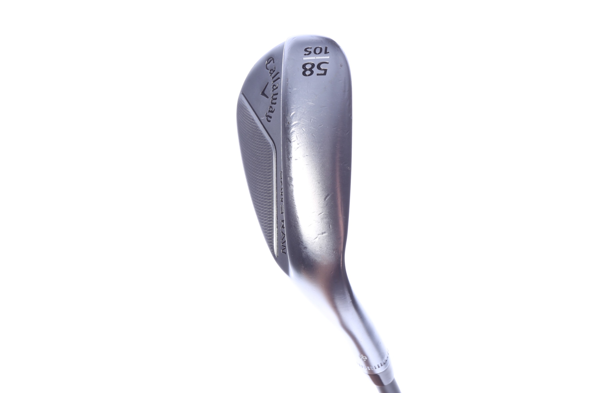 Callaway JAWS Raw Chrome 58* Lob Wedge RH 33.75 in Graphite Shaft