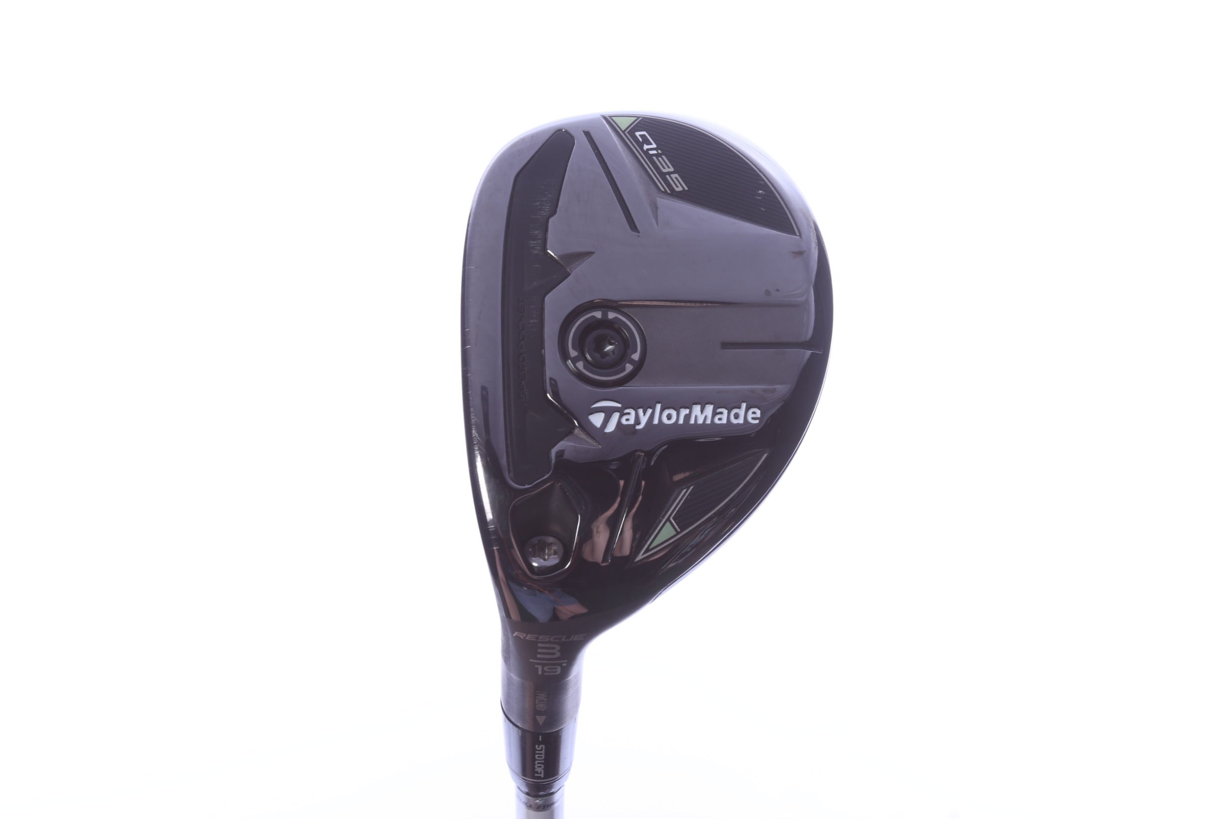 LEFTY TaylorMade Qi35 Rescue 19* 3H Hybrid Aldila Phenom Tour