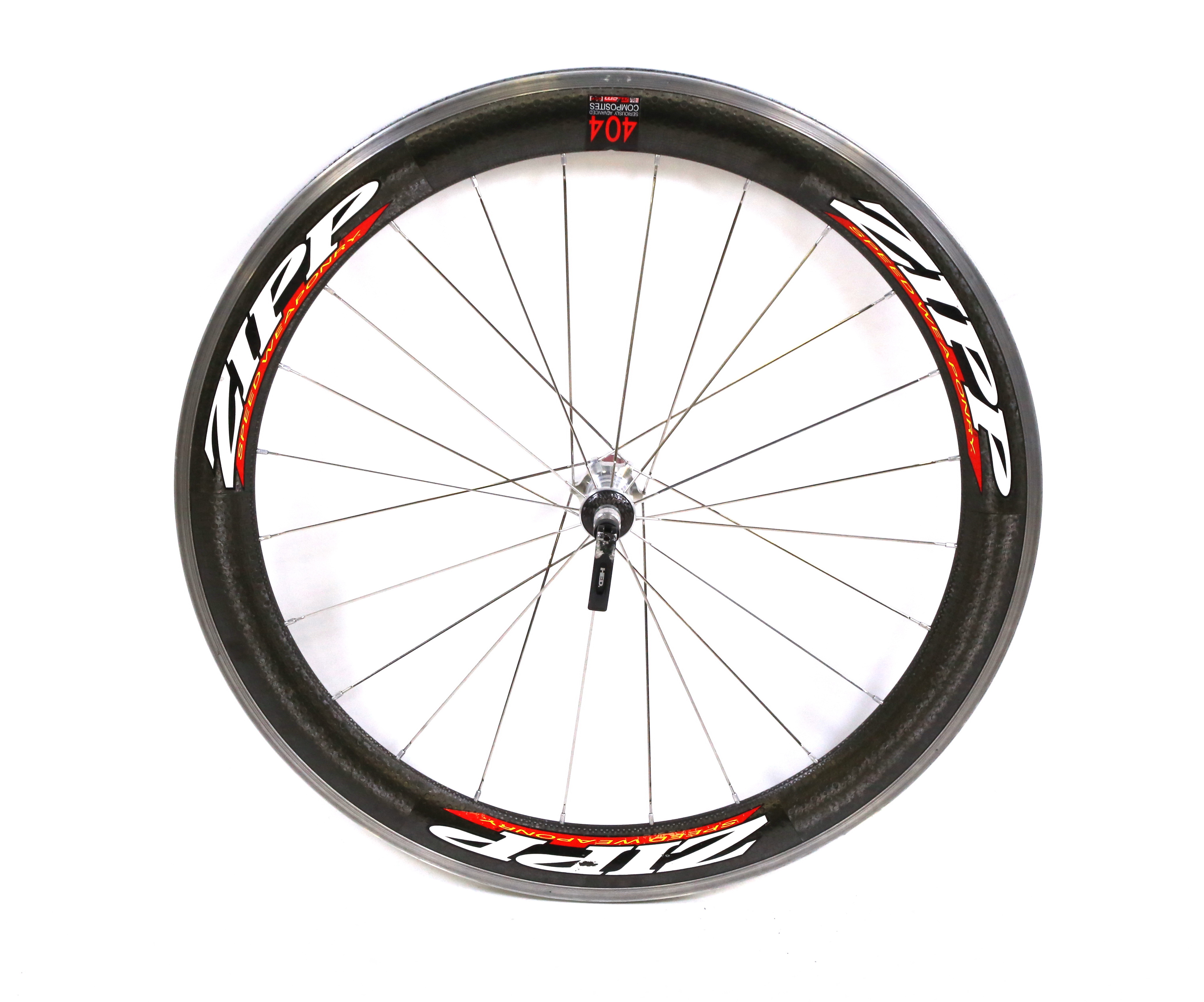 Zipp 404 Speed Weaponry Road Bike Rear Wheel Clincher 10 Speed Carbon