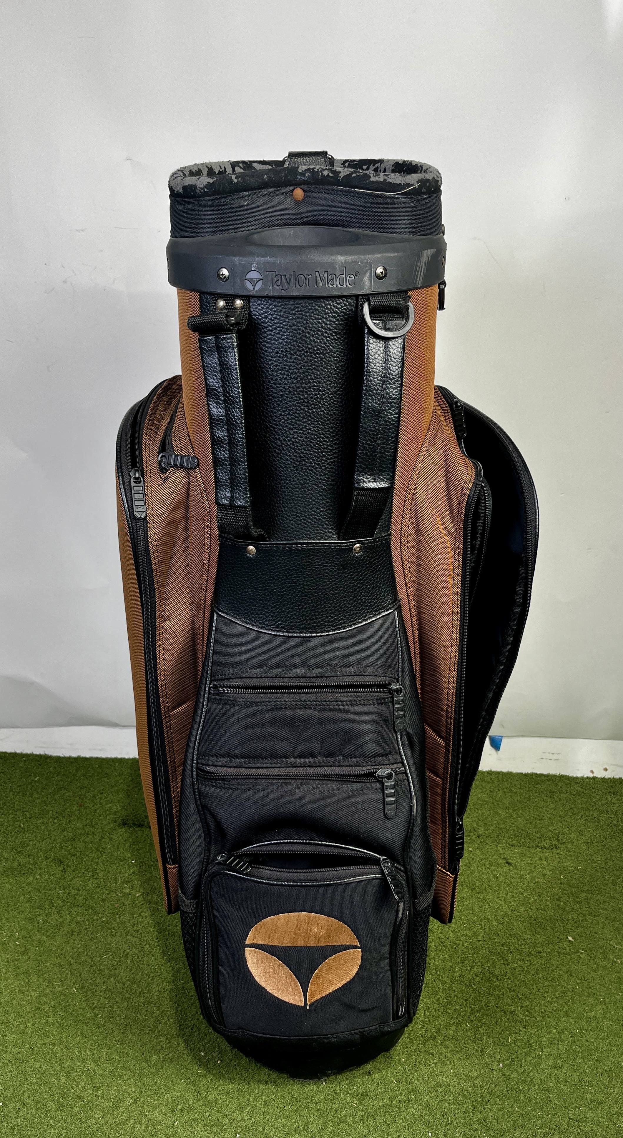 Vintage TaylorMade Burner Cart Bag - Tan and Black - 7