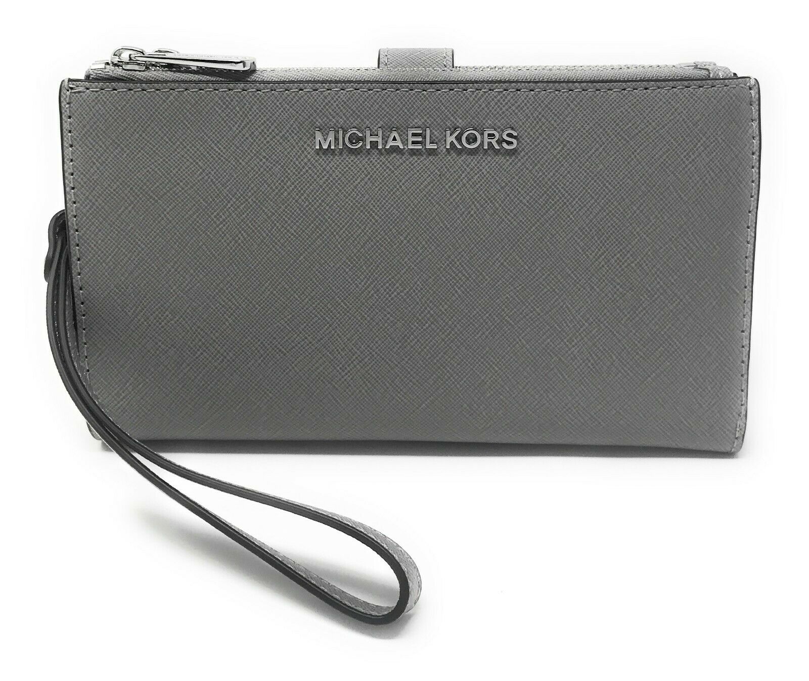 michael kors grey wristlet