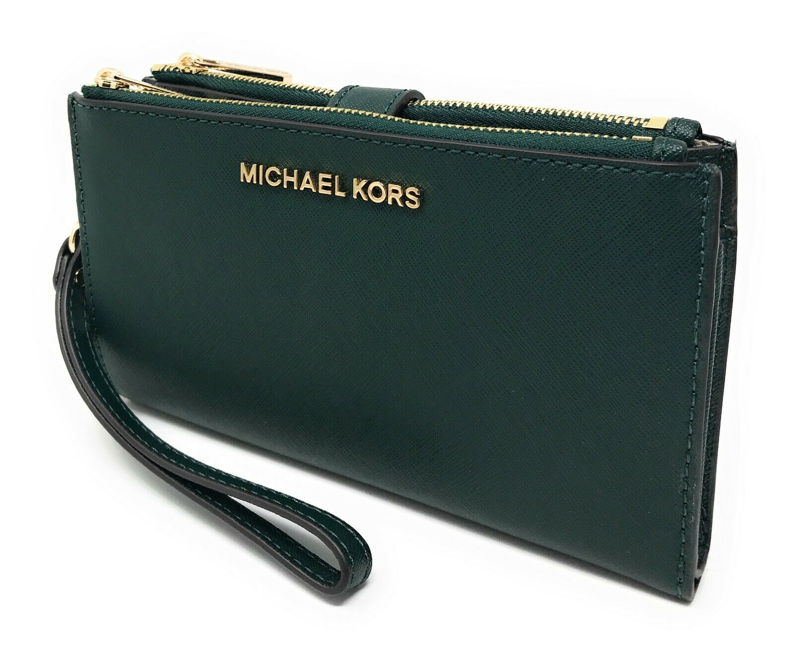 Michael Kors MK Jet Set Travel Double Zip Phone Wristlet Wallet eBay