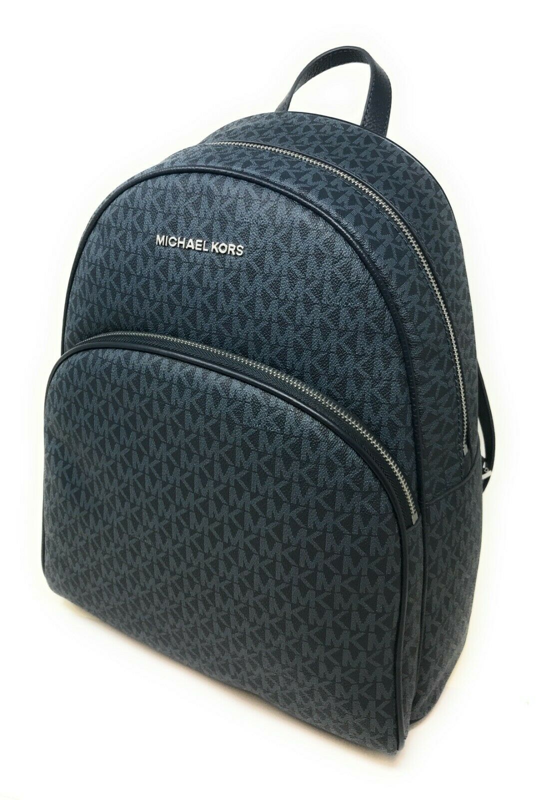 Michael Kors Large Abbey Backpack PVC Leather Trim ...