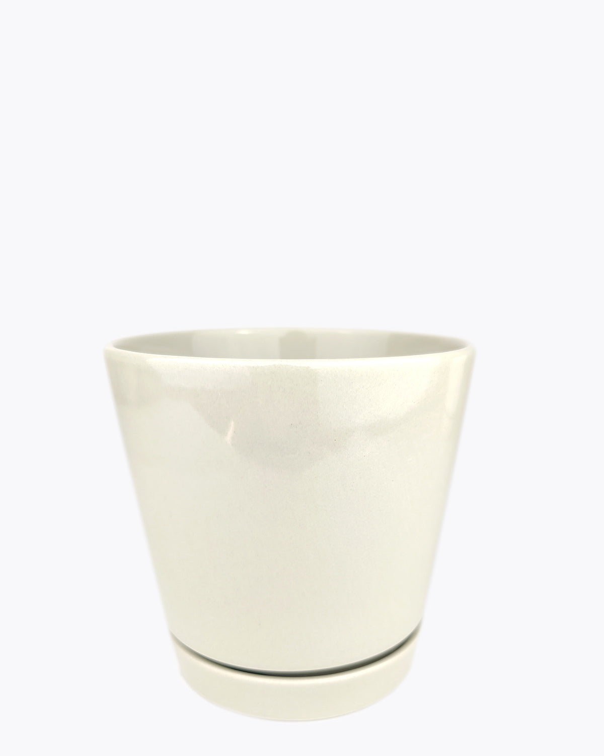 Plantadora minimalista de avena de 4 pulgadas con platillo - Imagen 13 de 14