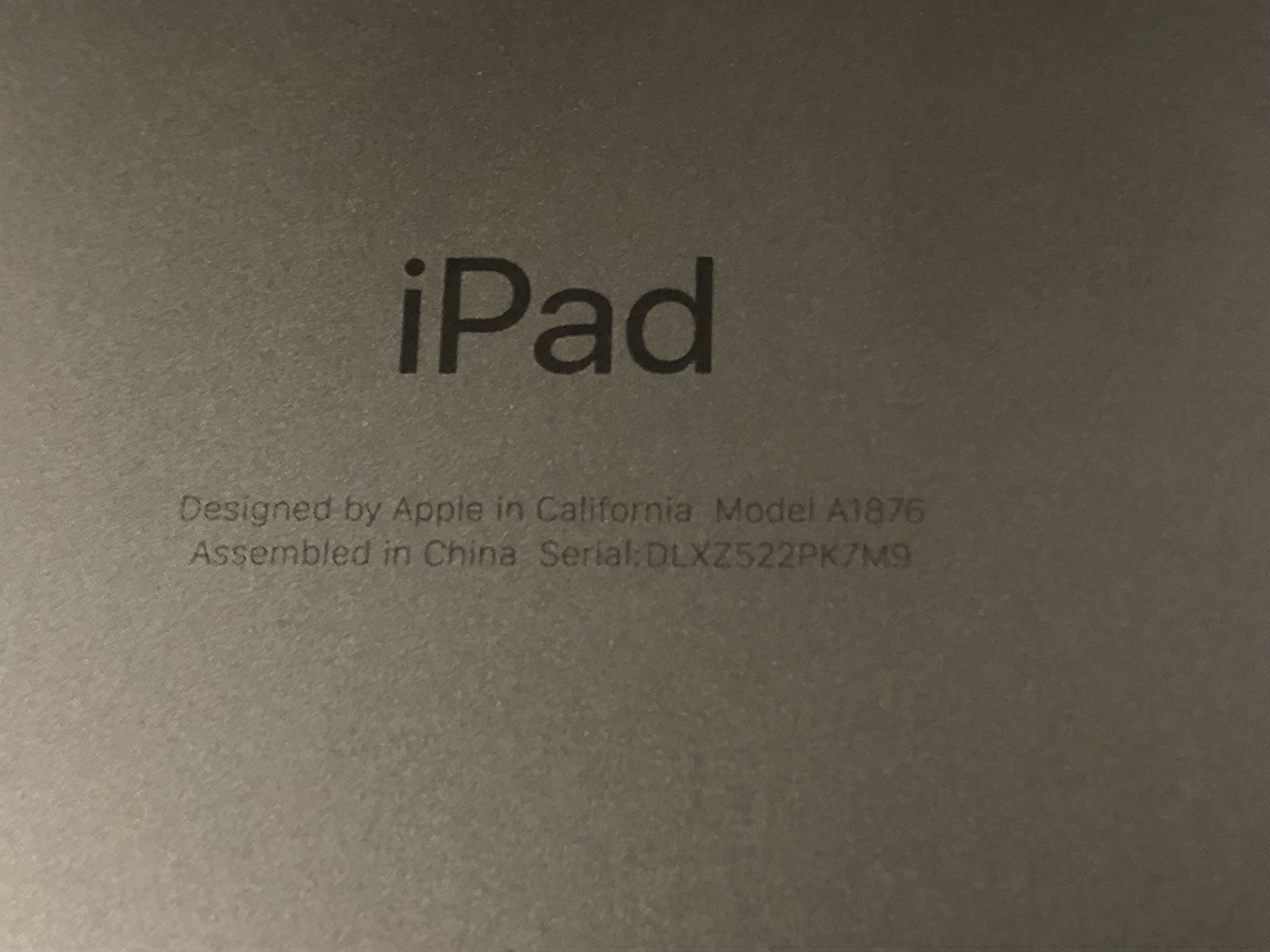 iPad A1876 ジャンク ジャンク▪︎Apple iPad (第7世代) 32GB Wi-Fi シルバー