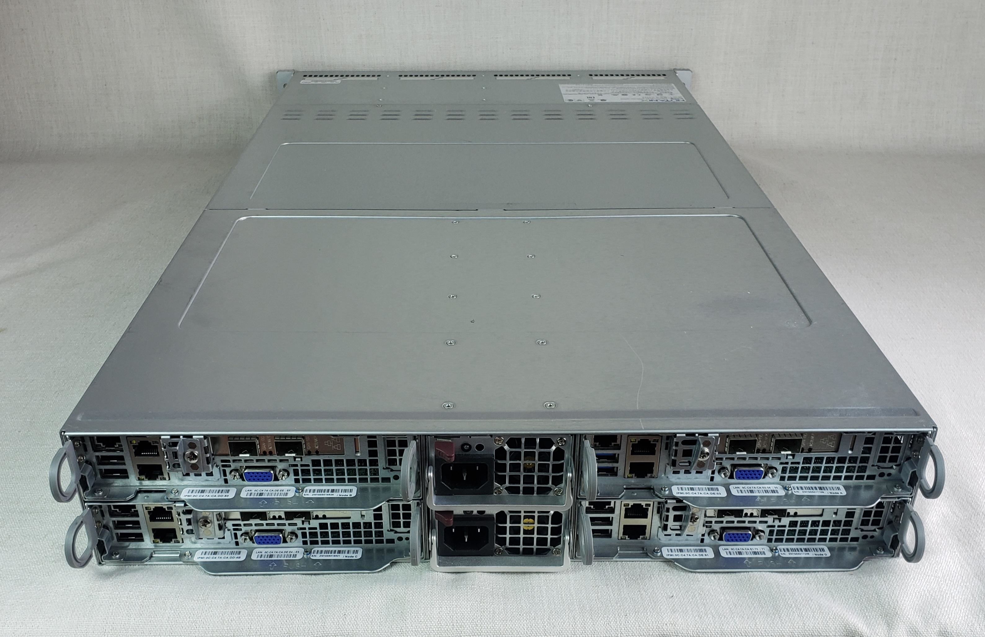 Nutanix NX-1265-G5-2640v4 2U 12x 3.5” Server - 4x X10DRT Nodes E5