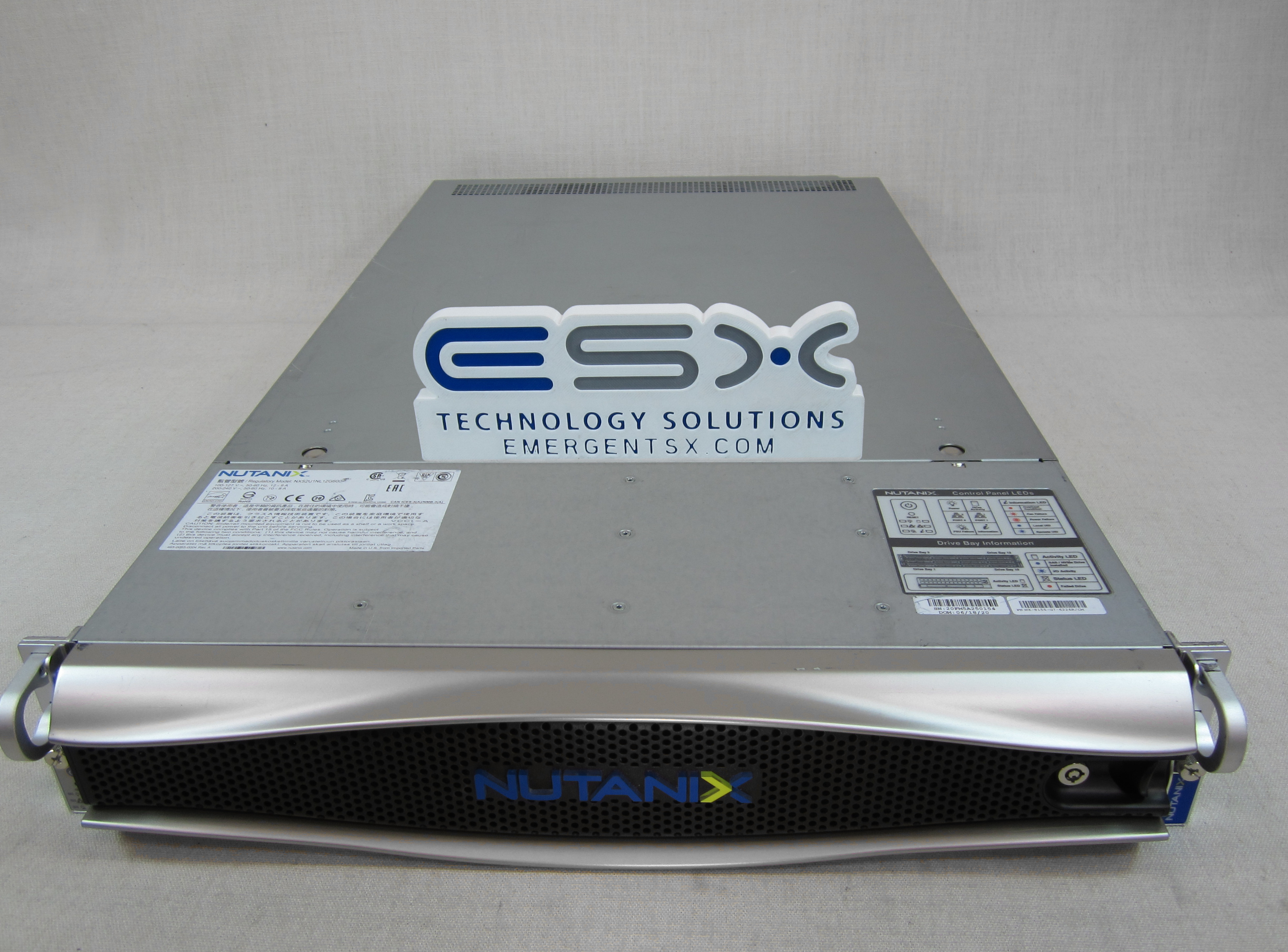 Nutanix NX-8155-G7 / CSE-829 2U 12x 3.5” Server– 2x HS, 2x 1600W