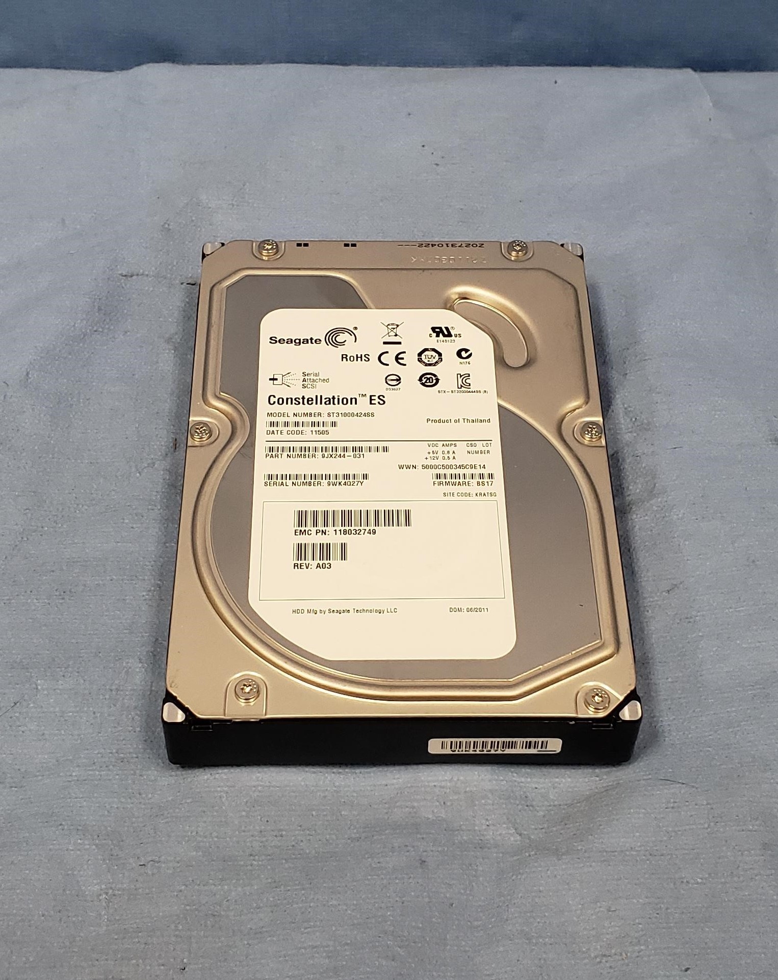 Seagate Constellation ES 1TB 7.2K 3.5
