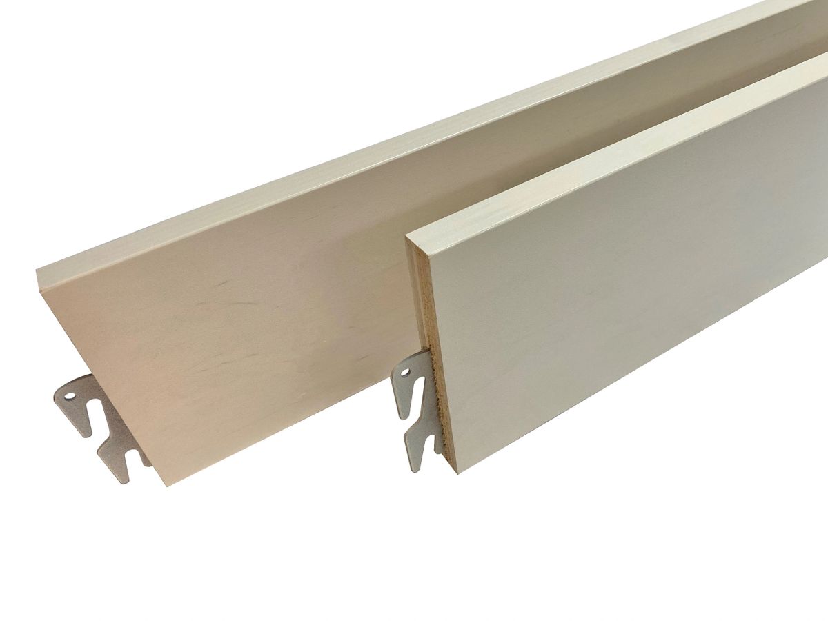 Wood Bed Rails – White Finish - Hook-on - Twin, Full, Queen, King, Cal ...