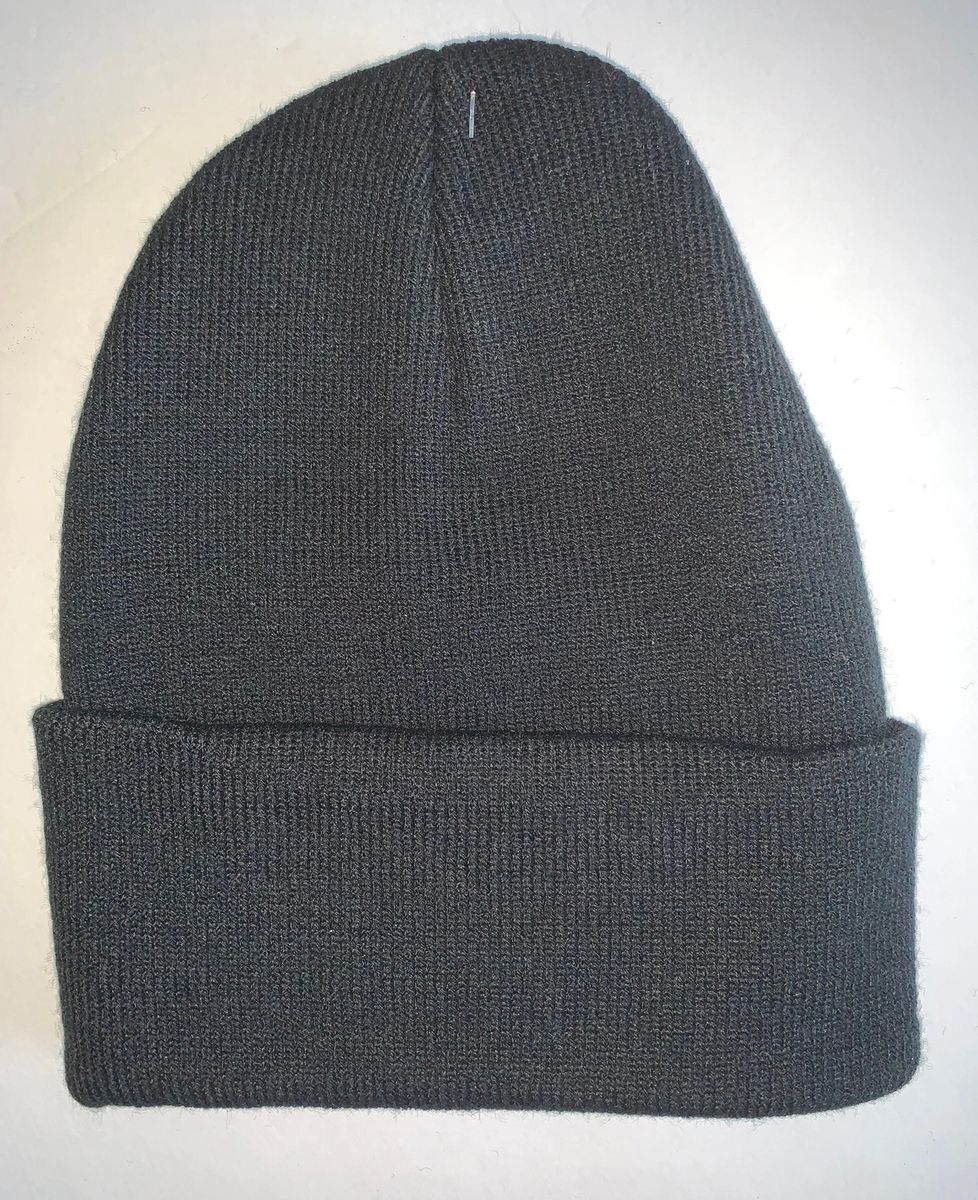 Stars & Stripes Leather Patch - Beanie, Blue or Black