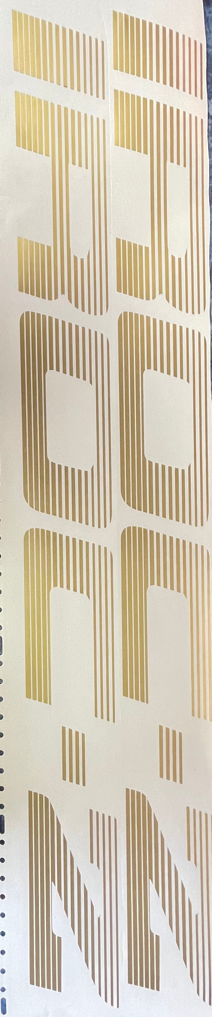 1985-1990 IROC Z TÜRAUFKLEBER - 2er Set Camaro, Z 28 einfarbig oder Streifen - Bild 4 von 4