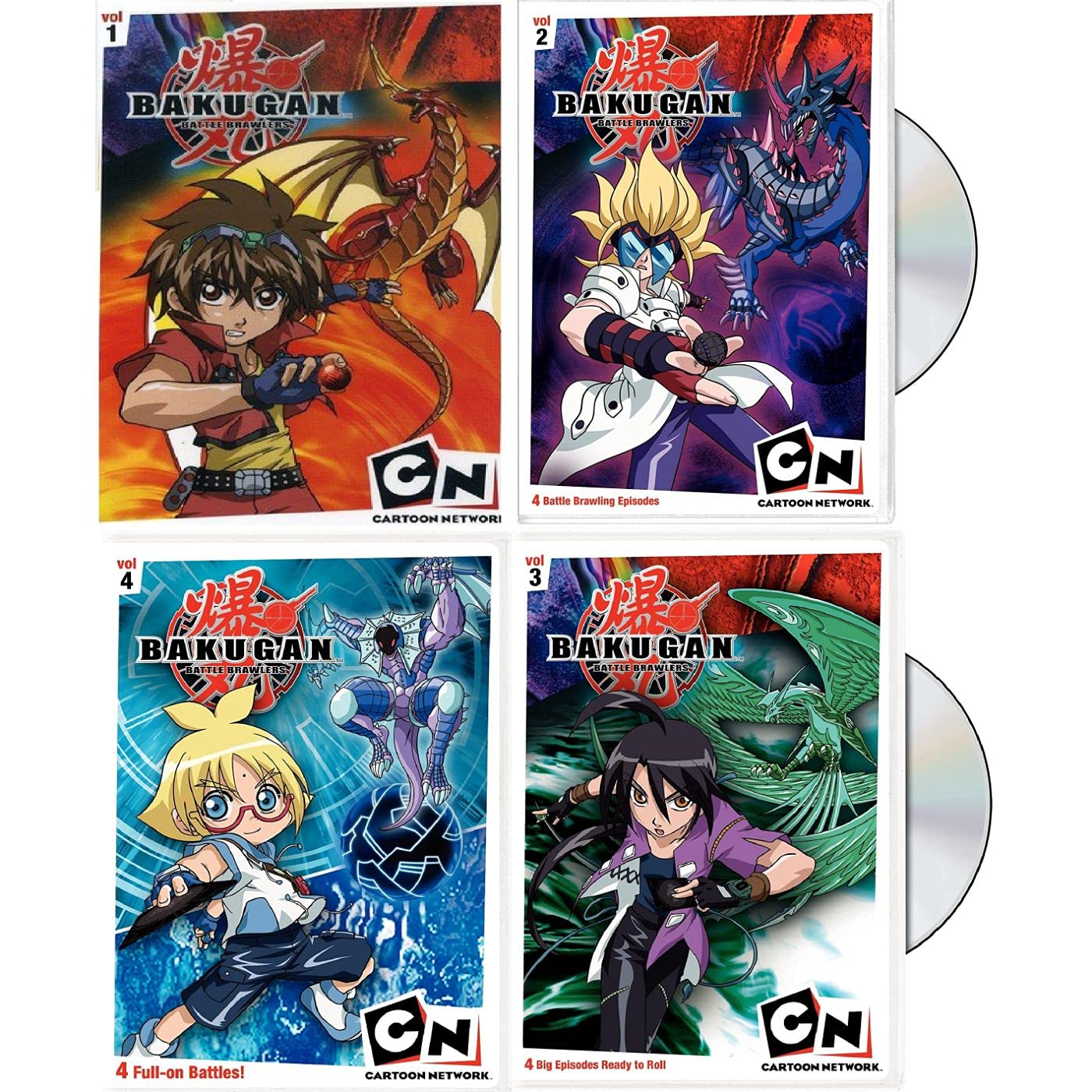 Bakugan Volumes 1-4 Box Set Collection [DVD] BRAND NEW! | eBay