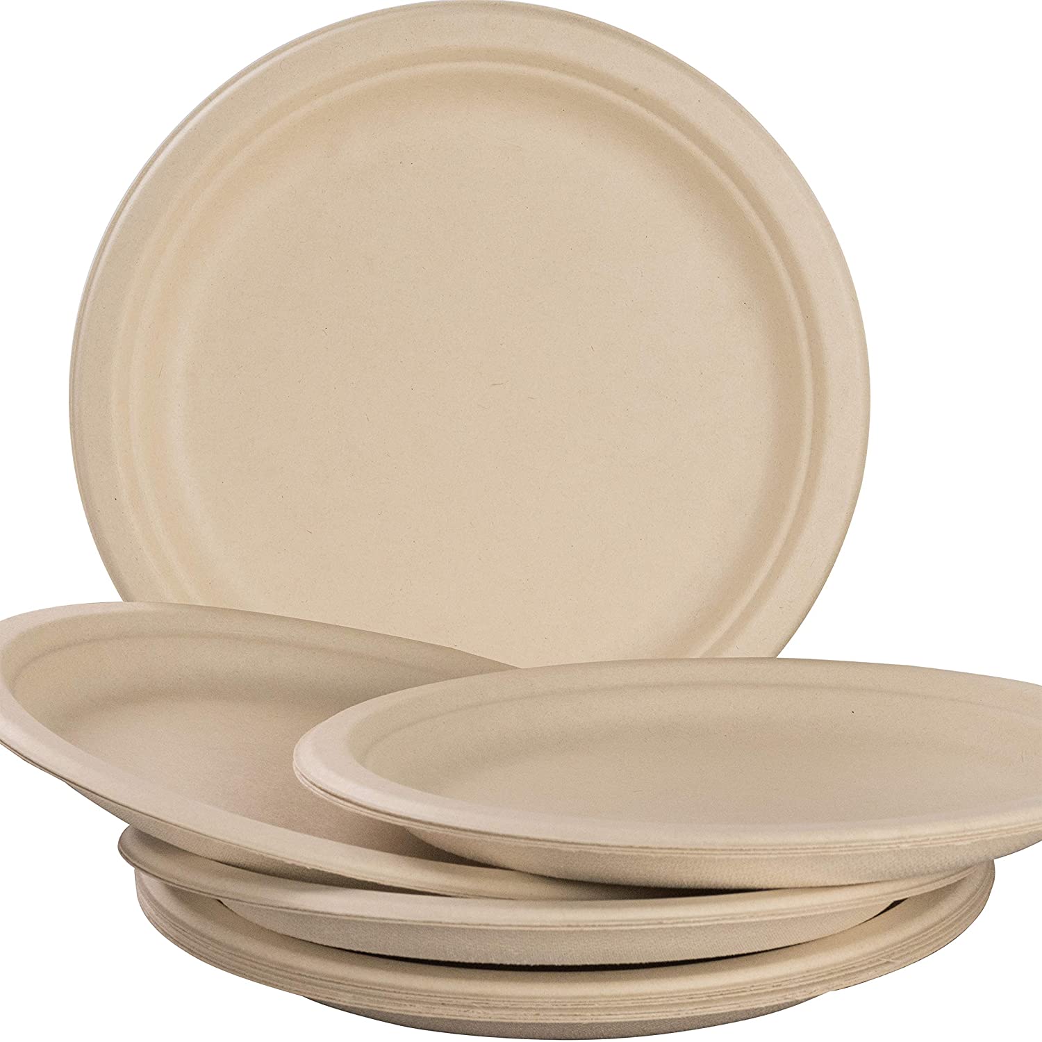 Platos de cena compostables de 10" ecológicos y seguros para microondas de Avant Grub - Imagen 9 de 27