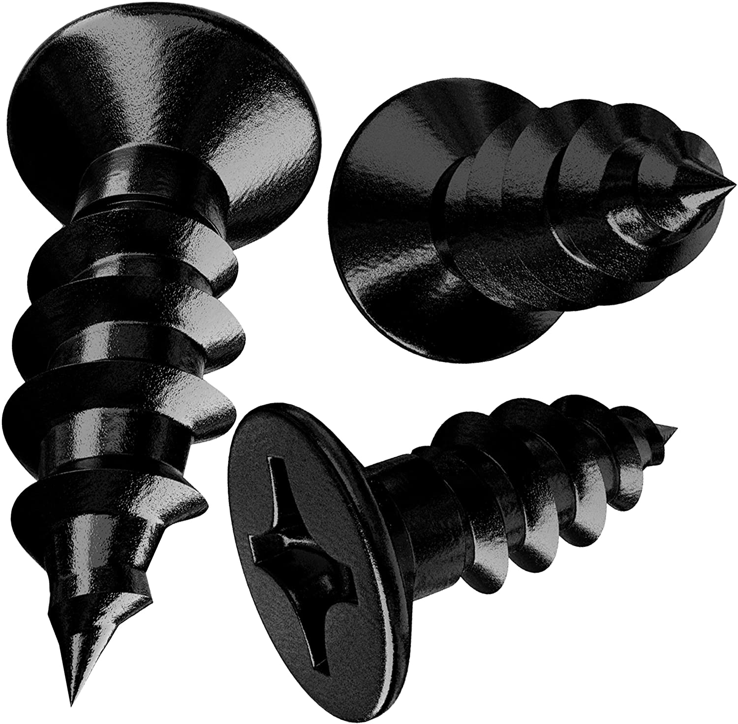 Tornillos de cabeza plana Phillips negros #12 5/8" recubiertos rosca gruesa para carpintería - Imagen 16 de 27