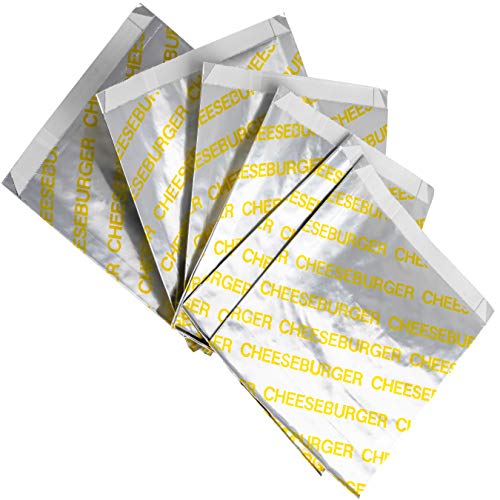 Envoltura sándwich de papel de aluminio retro para chinches, paquete a granel de 6x6 bolsas para hamburguesas de Avant Grub - Imagen 7 de 29