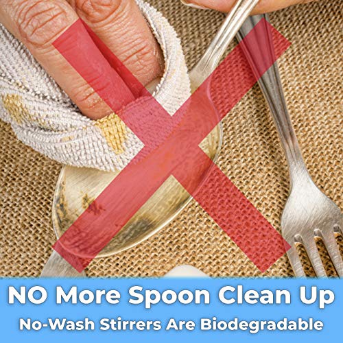 5.5" Bulk Disposable Coffee Stirrers Compostable Birch Wood by Avant Grub - Picture 21 of 22
