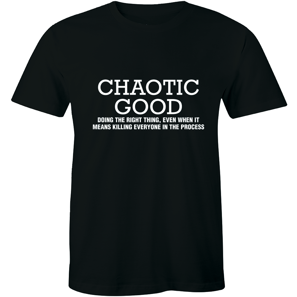 Chaotic Good - Funny Alignment Rpg Lawful Evil Men's Premium T