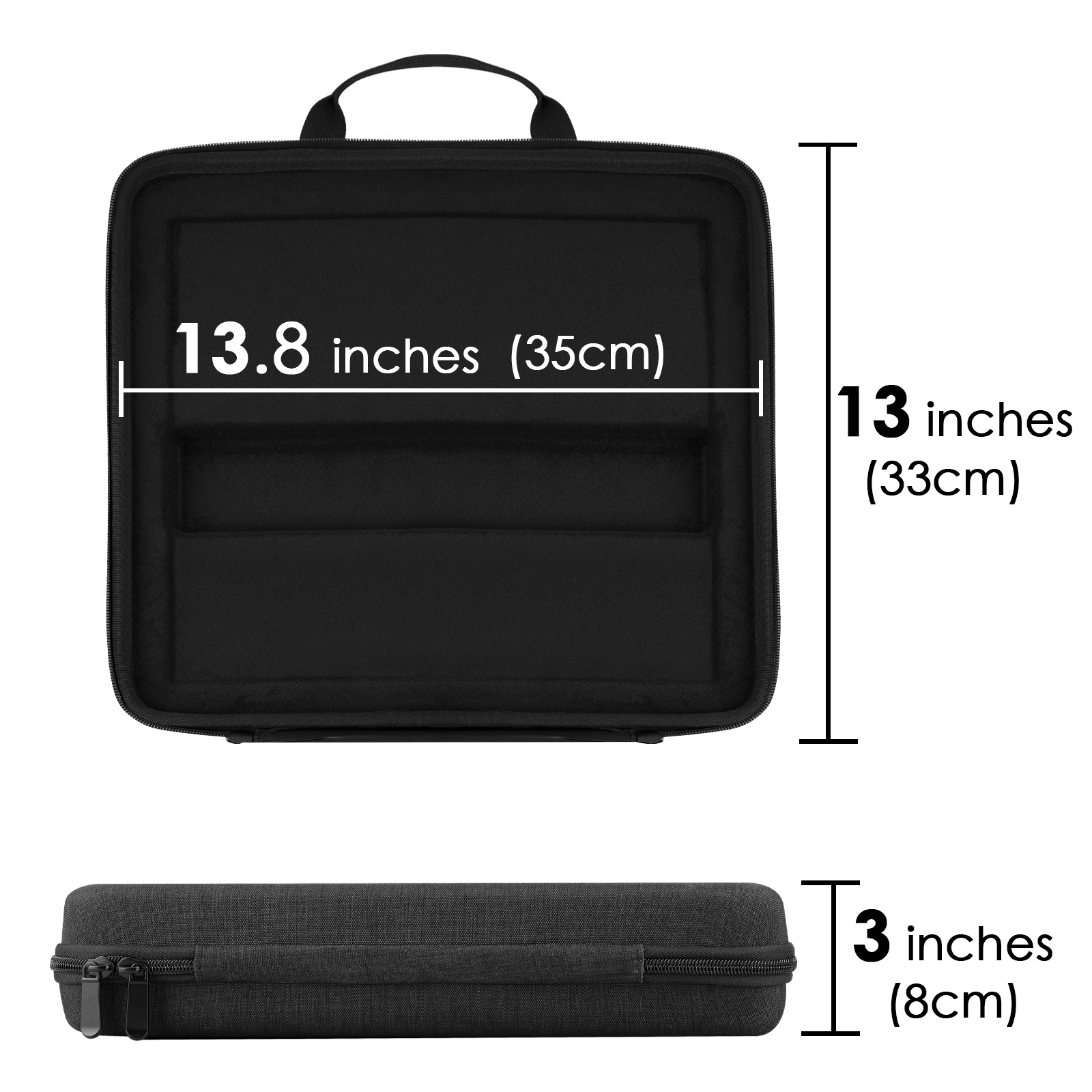 Geekria Travel Carrying Hard Case für Maschine Plus, MK3 - Bild 2 von 6