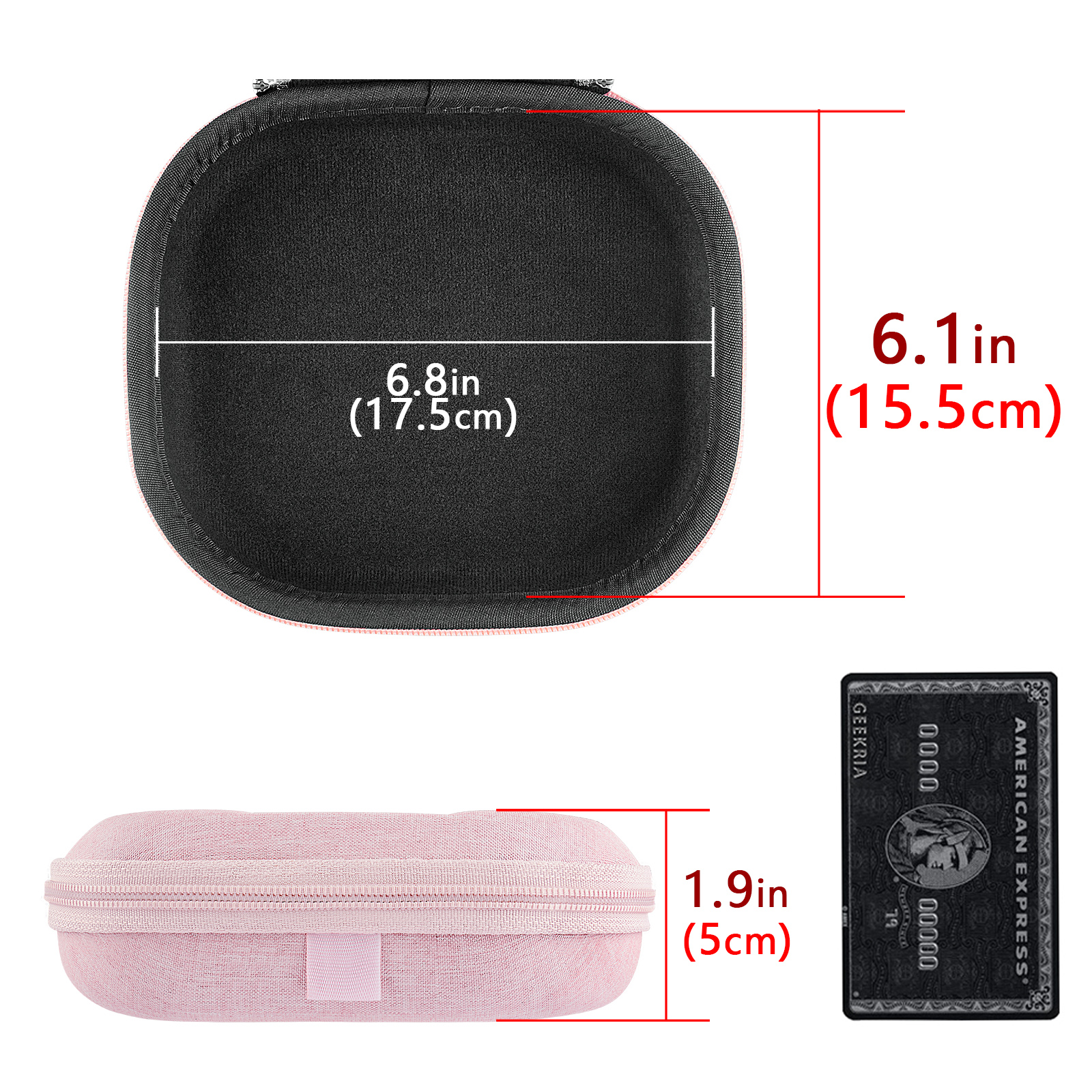 Geekria Carrying Case for Sony MDR-ZX600, MDR-ZX330BT, MDR
