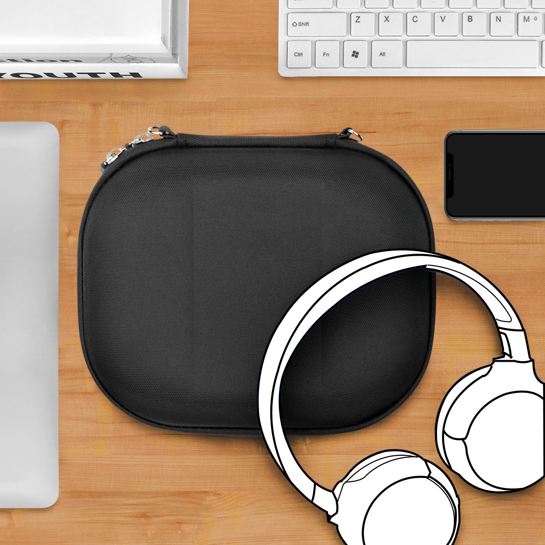 Geekria Carrying Case for JBL Tune 600BTNC, 400BT, 500BT, T450BT Headphones eBay