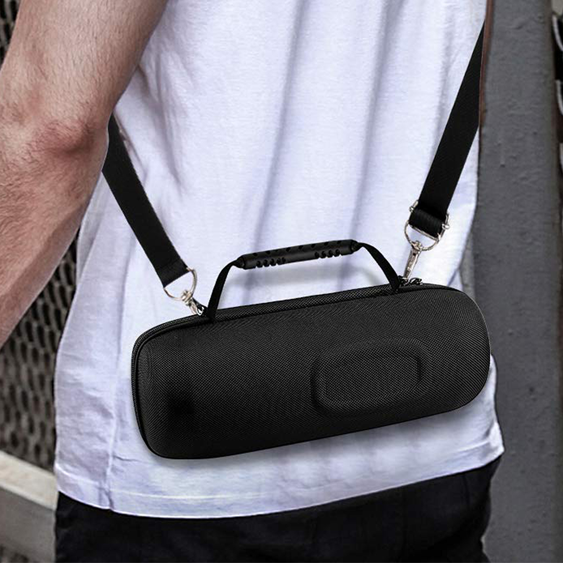 Geekria Speaker Storage Case for JBL Charge 5, Charge 4 Bluetooth