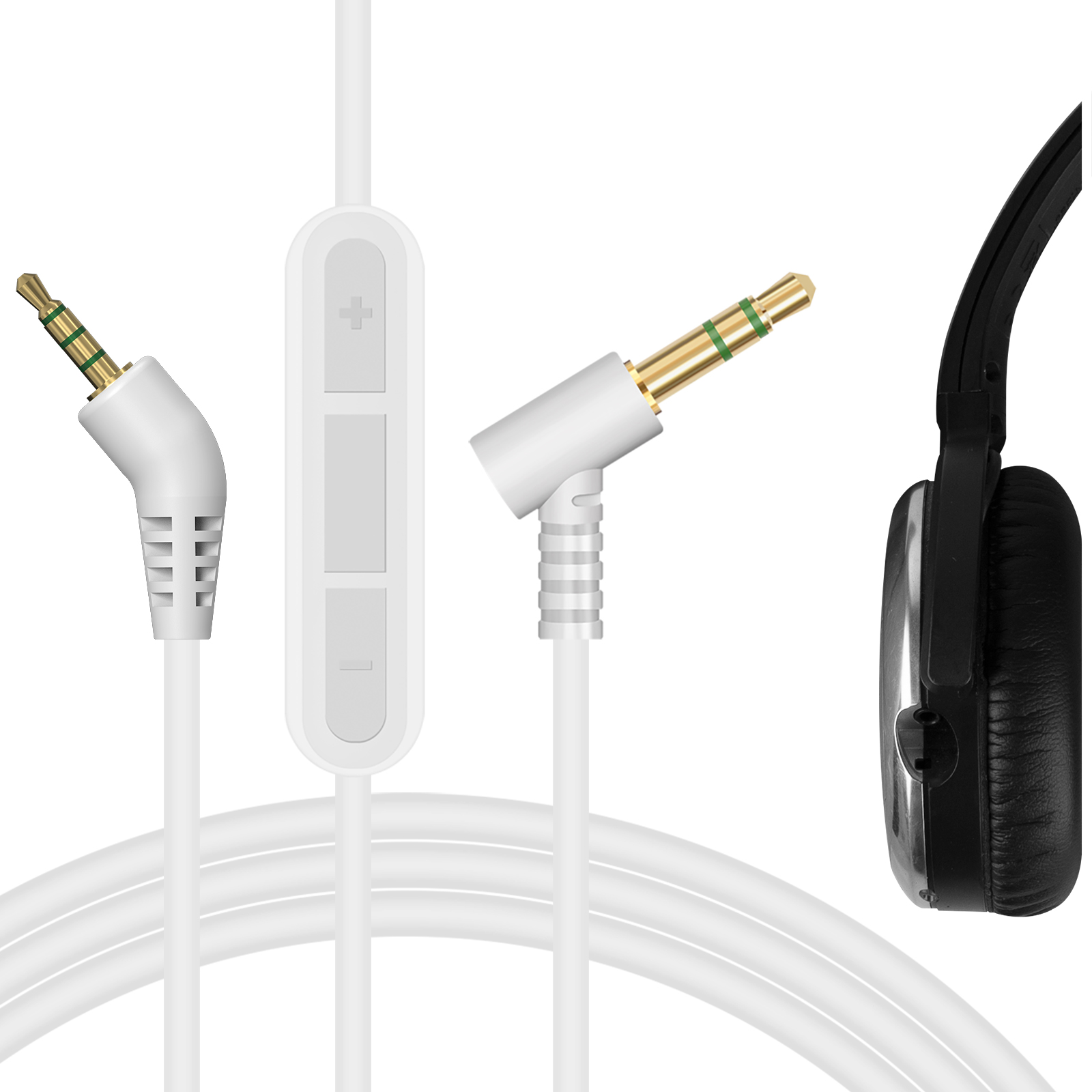 Geekria QuickFit Audio Cable with Mic 