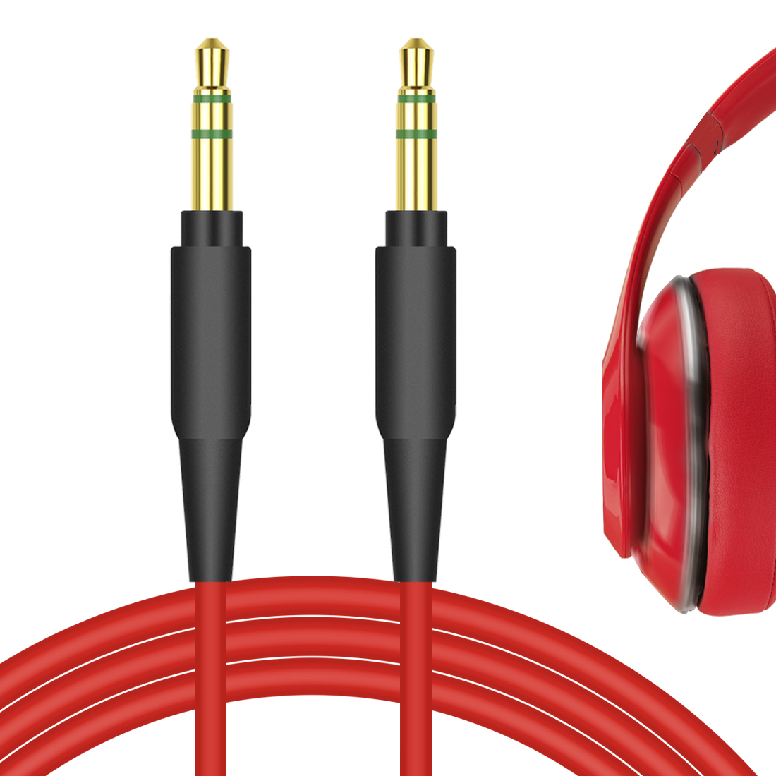 Geekria Headphones Cable for Beats Solo3.0, Solo2.0, Studio3, Pro, Mixr