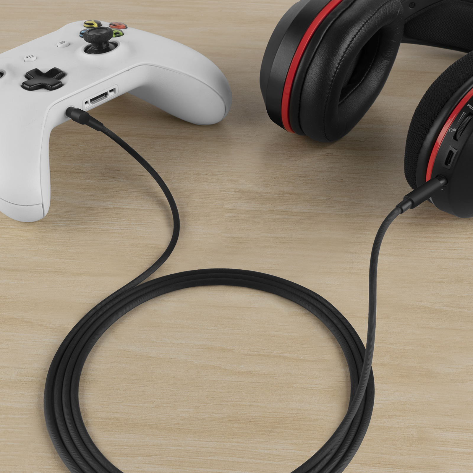 Geekria Gaming Headset Extension Cord for Turtle Beach Talkback